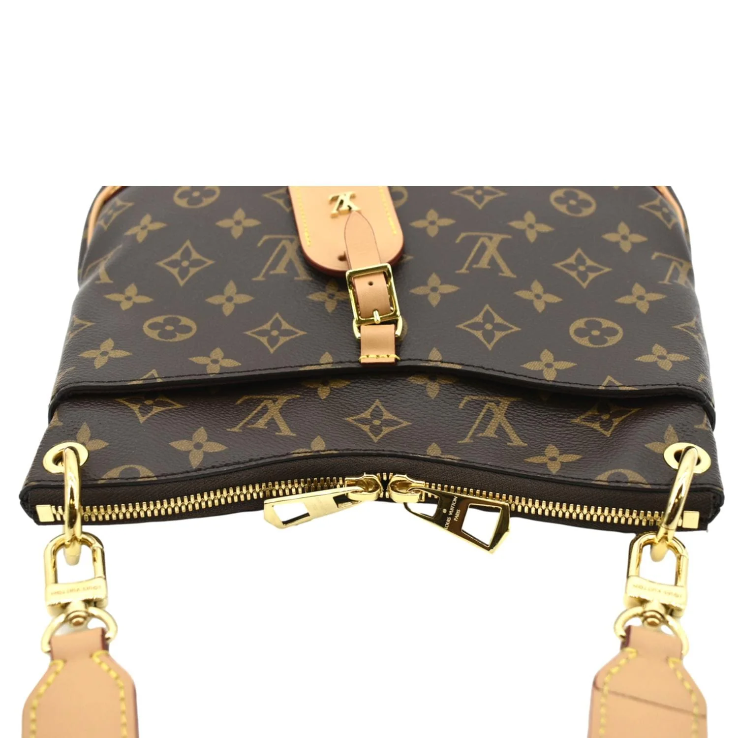 LOUIS VUITTON Odeon PM Monogram Canvas Crossbody Bag Natural - Image 4