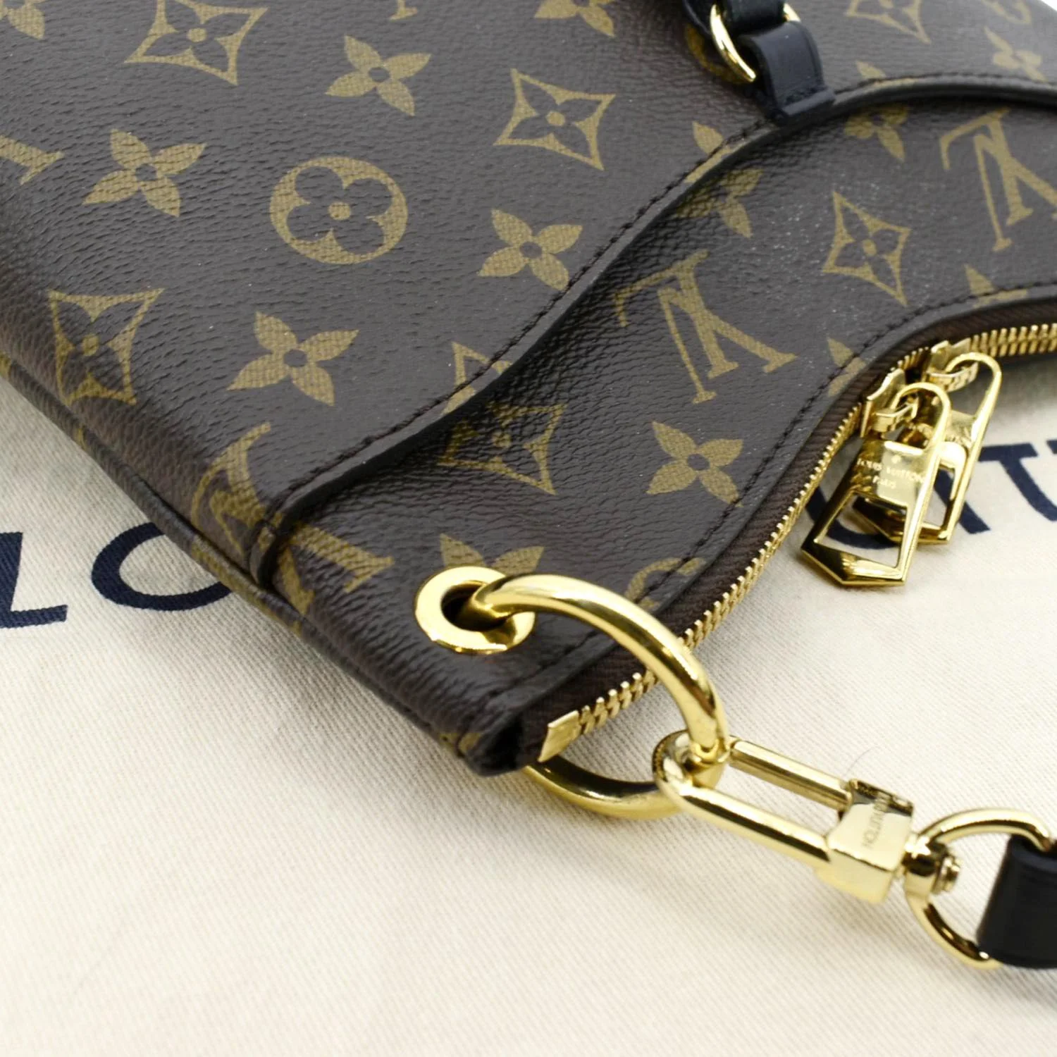LOUIS VUITTON Odeon PM Monogram Canvas Crossbody Bag Brown - Image 5