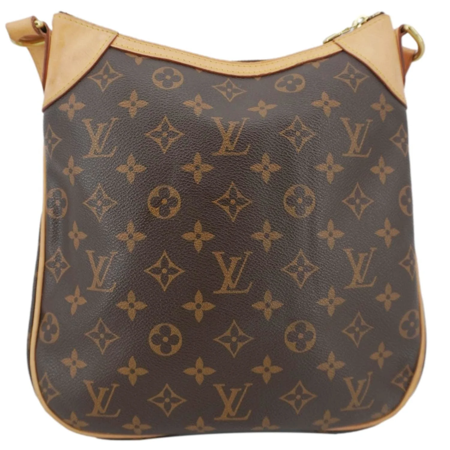 LOUIS VUITTON Odeon PM Monogram Canvas Shoulder Bag Brown - Image 3