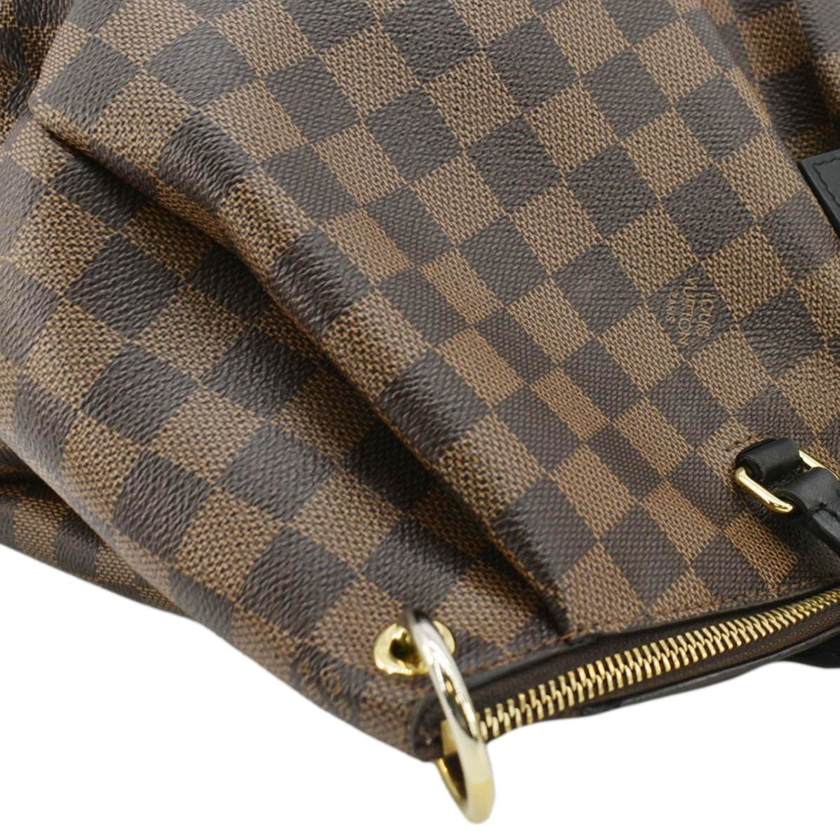 LOUIS VUITTON Odeon MM Damier Ebene Shoulder Bag Black - Image 5