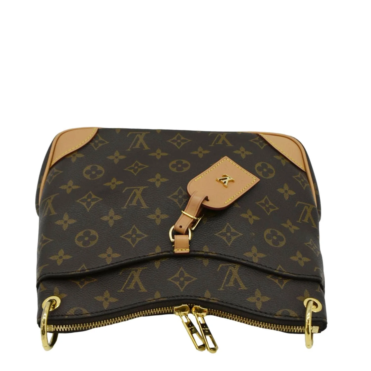 LOUIS VUITTON Odeon PM Monogram Canvas Shoulder Bag Brown - Image 5