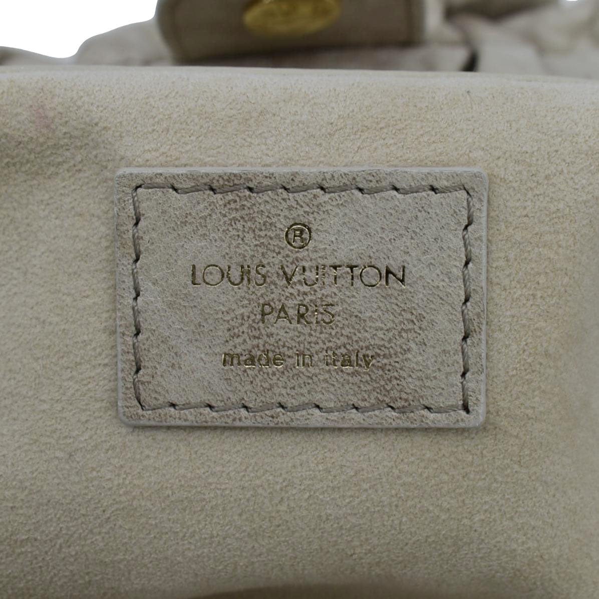 LOUIS VUITTON Olympe PM Monogram Leather Satchel Shoulder Bag Cream - Image 11