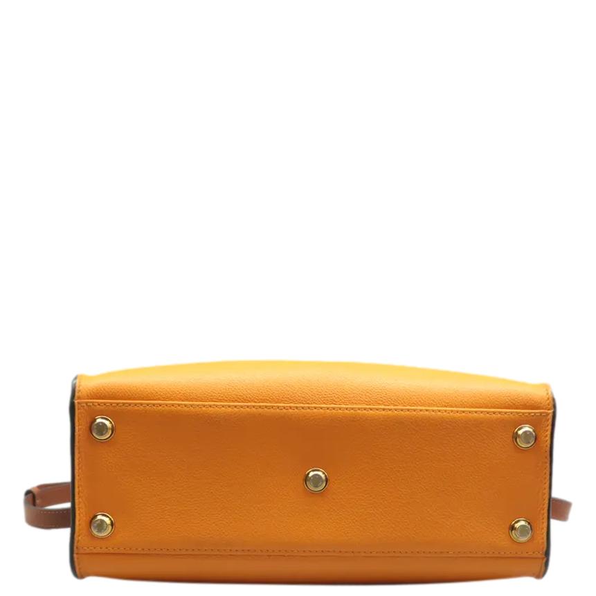 Louis Vuitton On My Side MM Monogram Canvas Shoulder Bag Orange - Image 7
