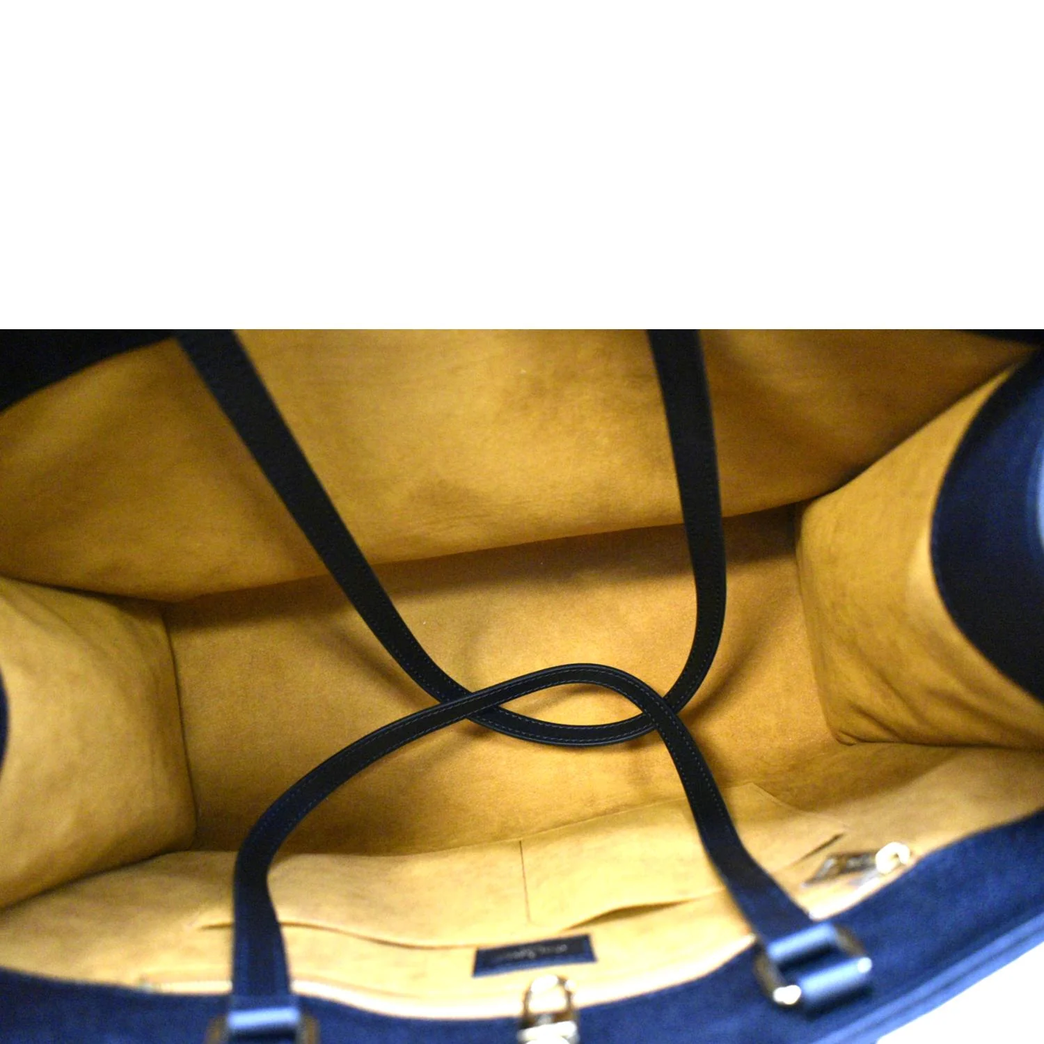 LOUIS VUITTON Onthego GM Monogram Empreinte Leather Tote Bag Black - Image 11
