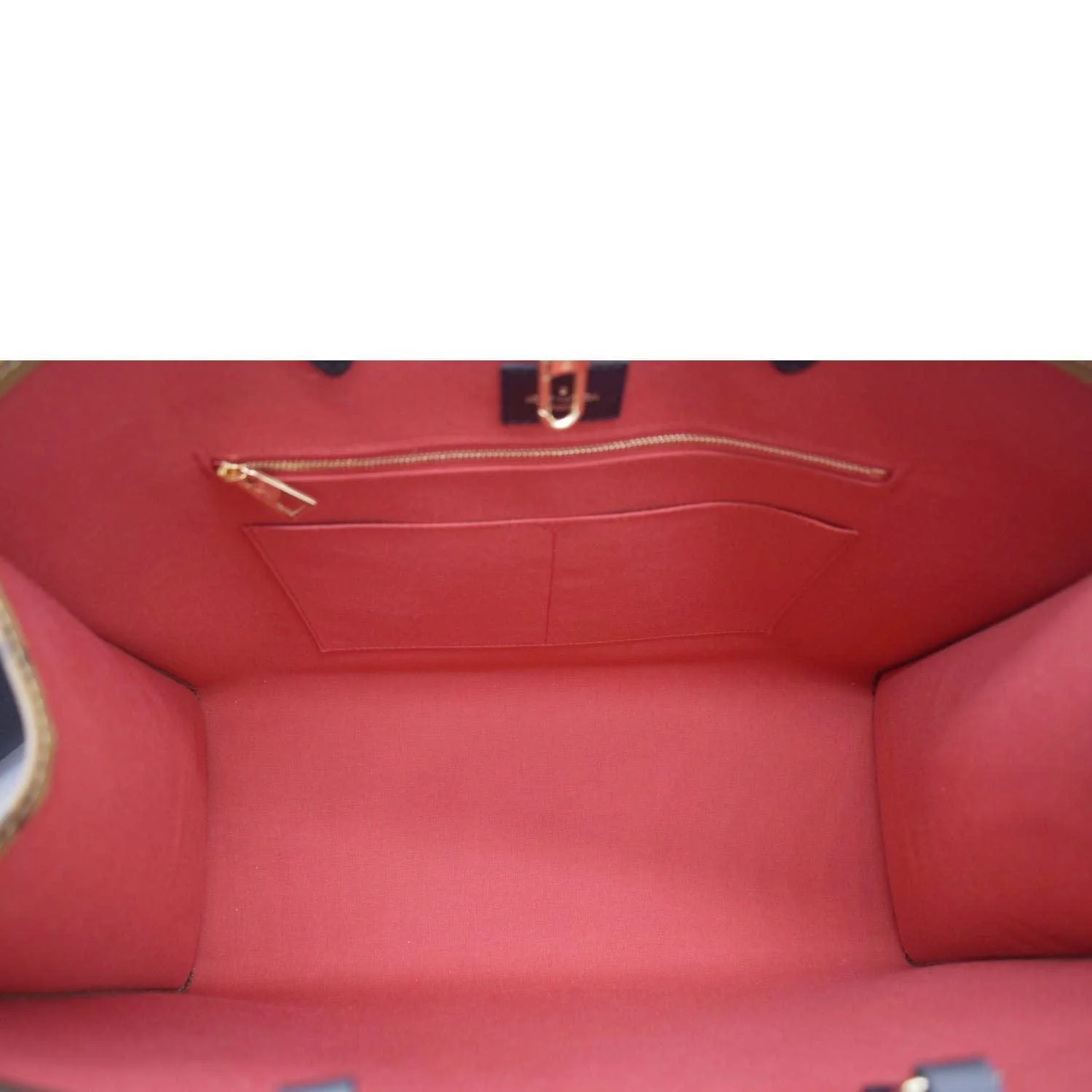 LOUIS VUITTON Onthego GM Giant Monogram Canvas Tote Bag Brown - Image 10