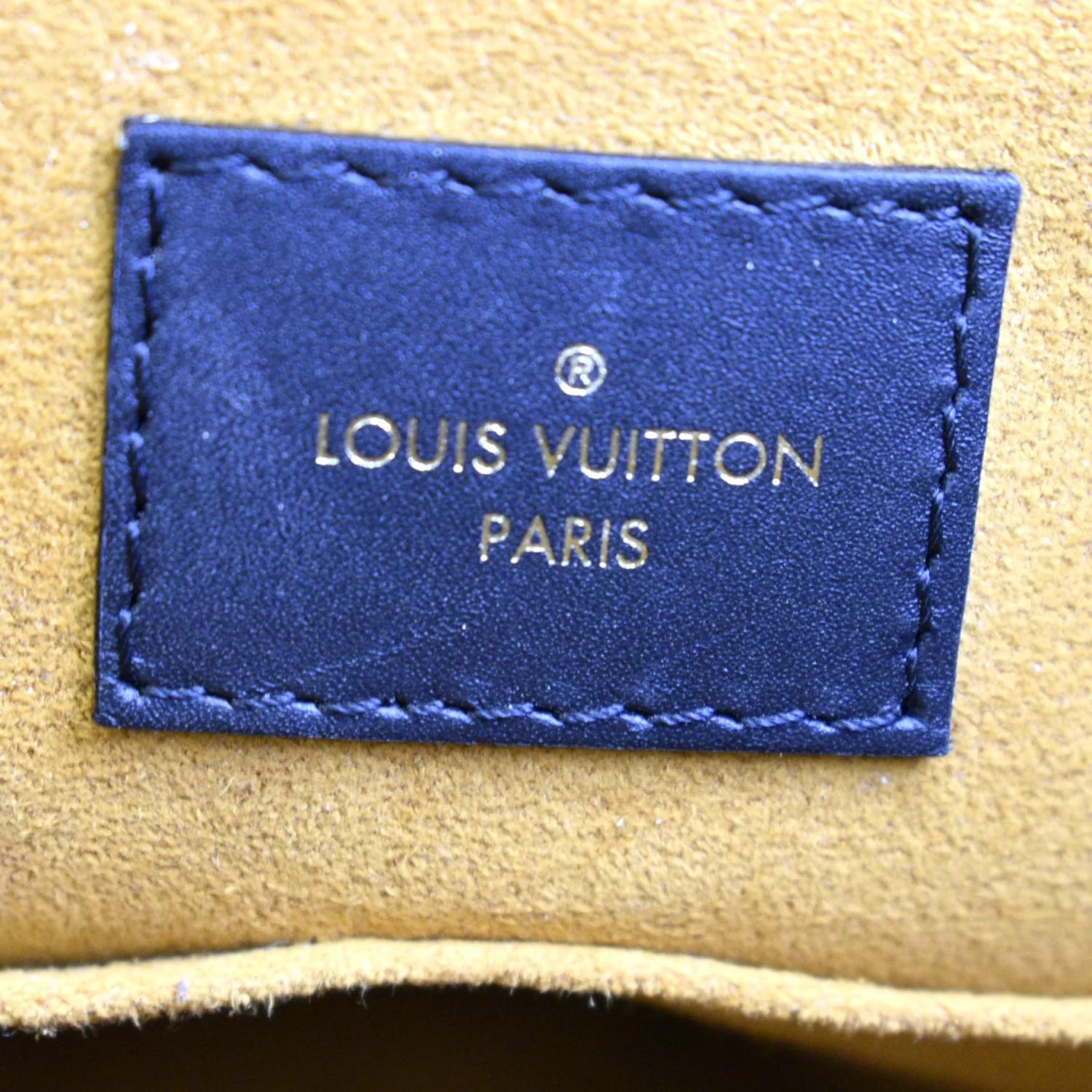 LOUIS VUITTON  Onthego GM Monogram Empreinte Leather Tote Bag Black - Image 12