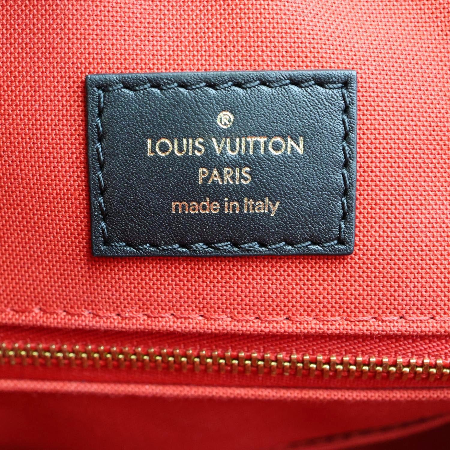 LOUIS VUITTON Onthego GM Giant Monogram Reverse Canvas Tote Bag Brown - Image 12