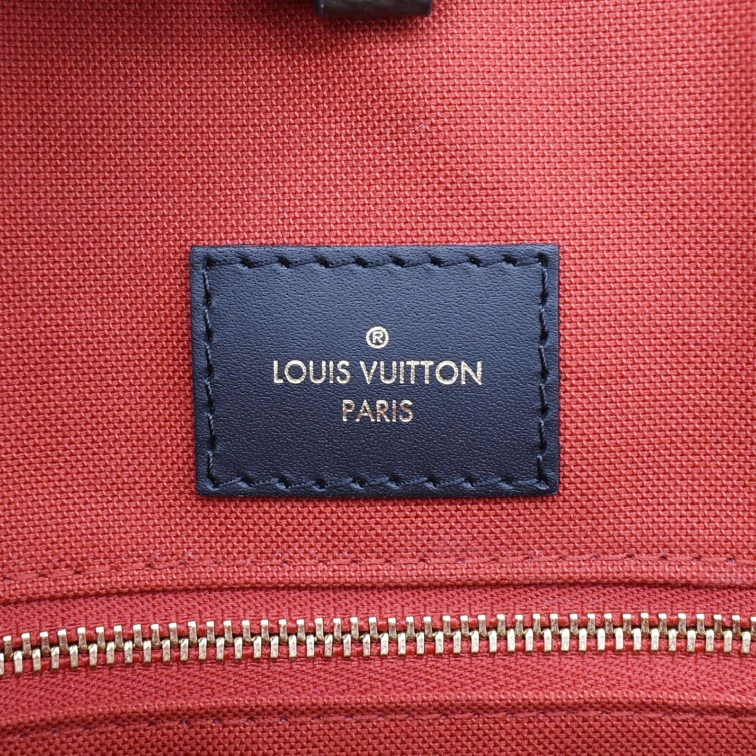 LOUIS VUITTON Onthego GM Giant Monogram Reverse Canvas Tote Bag Brown - Image 17