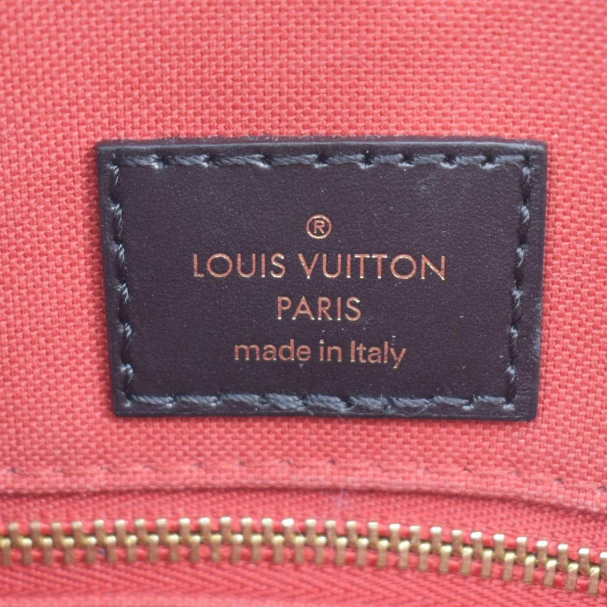 LOUIS VUITTON Onthego MM Giant Monogram Canvas Tote Shoulder Bag Brown - Image 13