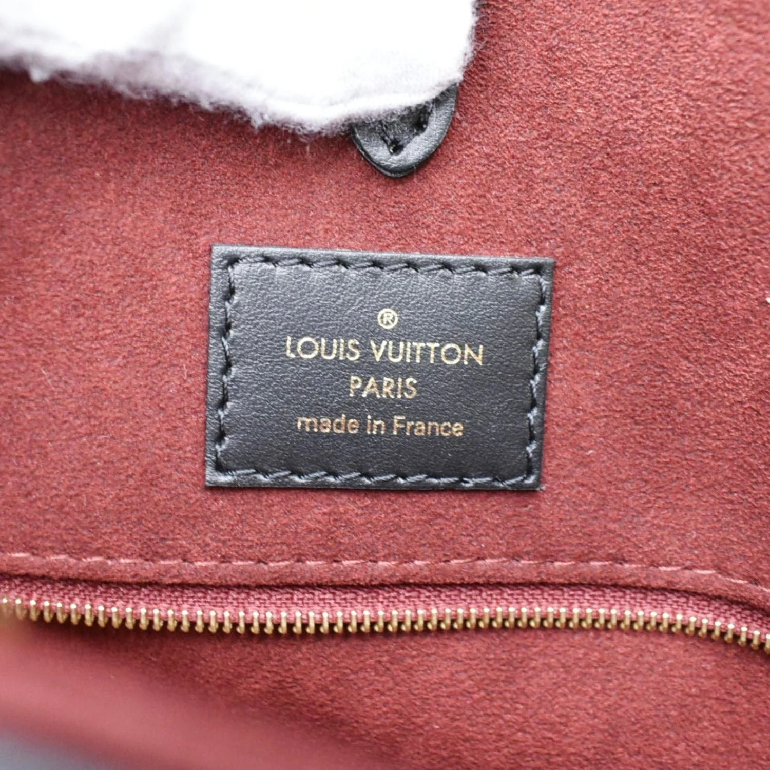 LOUIS VUITTON Onthego MM Giant Monogram Empreinte Leather Tote Bag Bicolor - Image 12