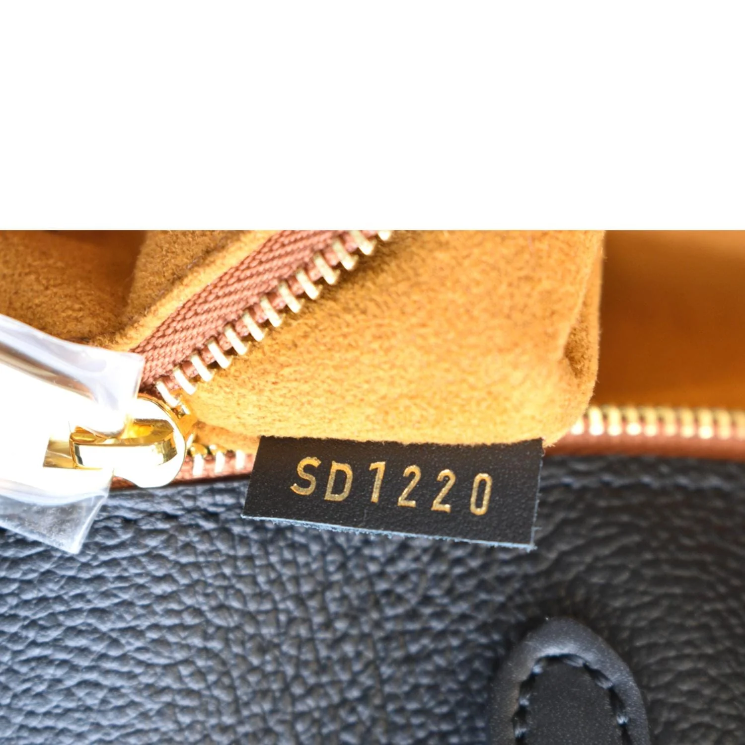 LOUIS VUITTON Onthego GM Monogram Empreinte Leather Tote Bag Black - Image 13