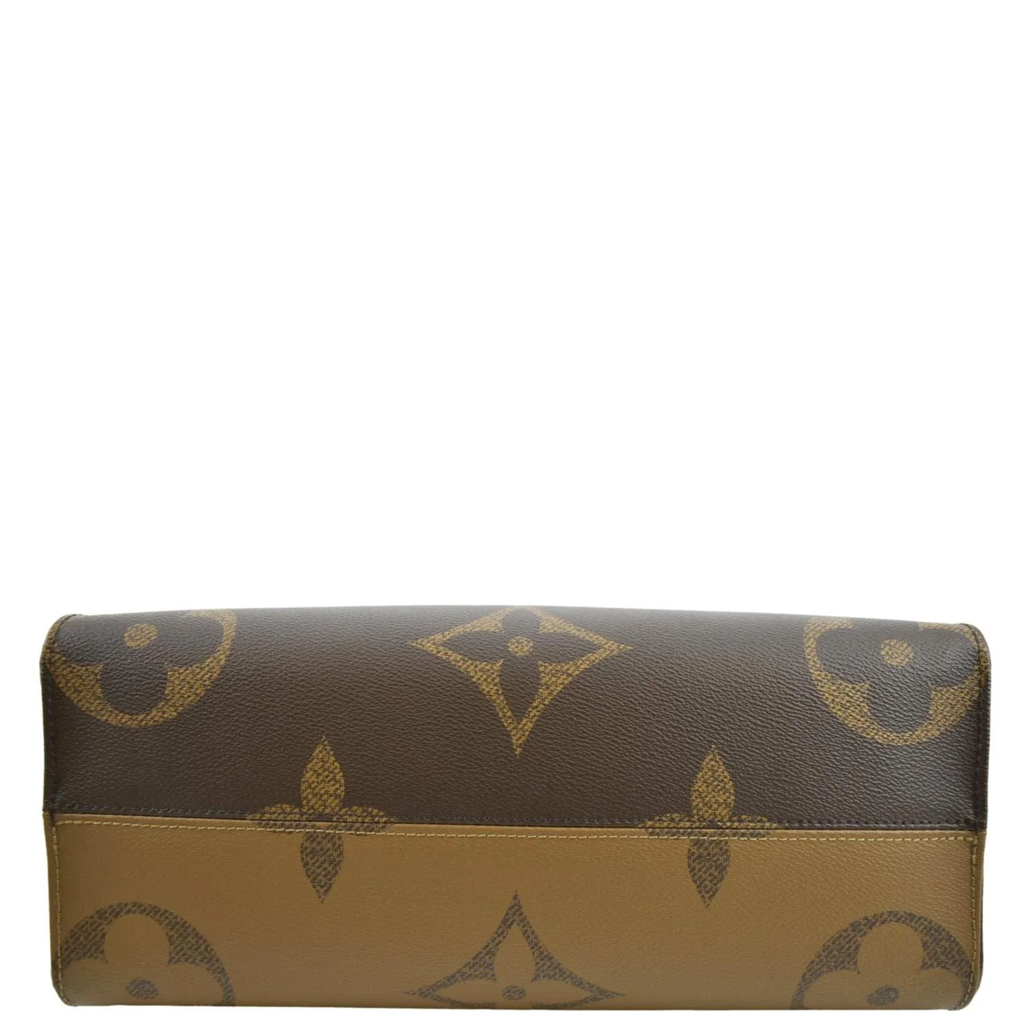 LOUIS VUITTON Onthego MM Giant Monogram Canvas Tote Shoulder Bag Brown - Image 10