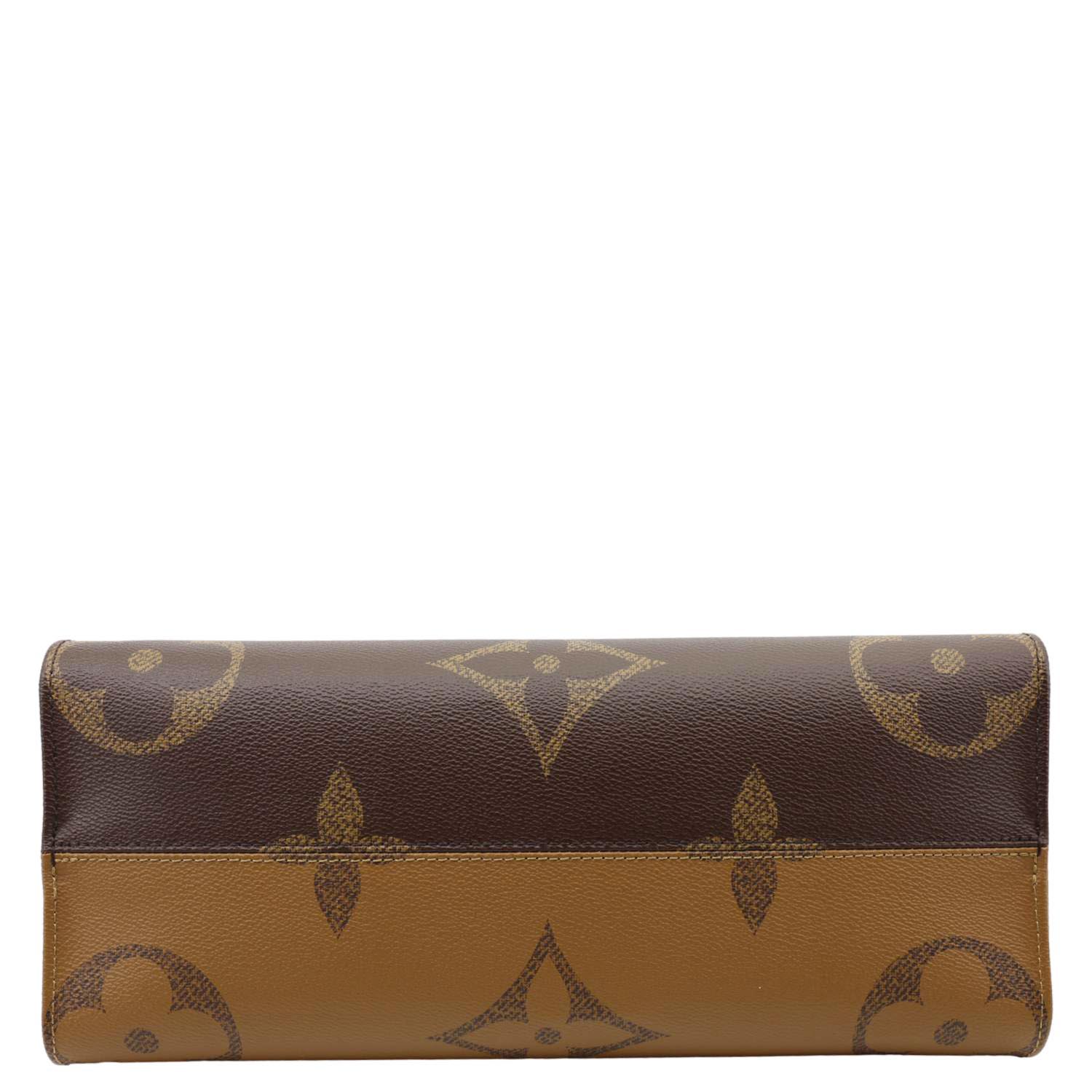 LOUIS VUITTON Onthego MM Giant Monogram Reverse Canvas Tote Bag Brown - Image 13