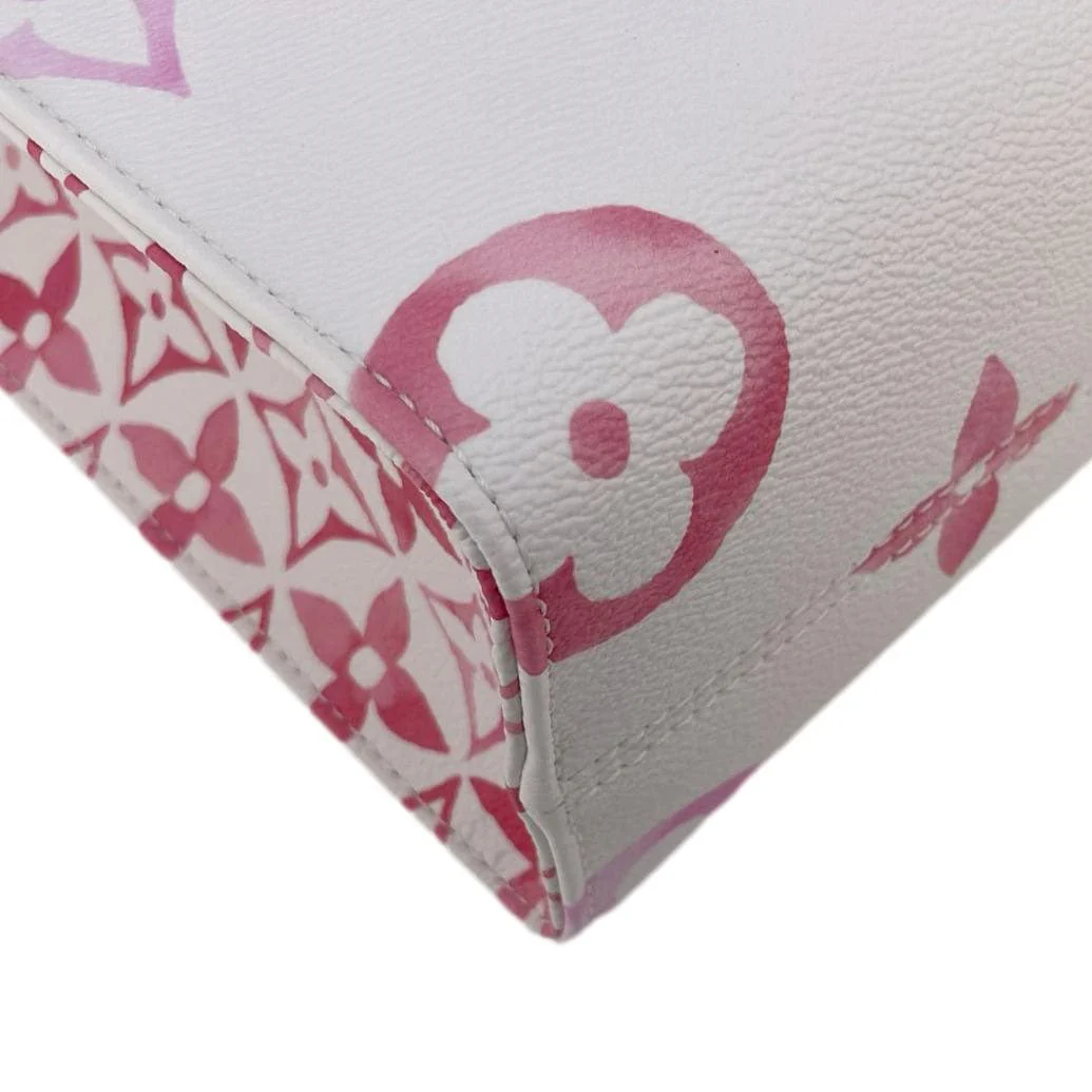 LOUIS VUITTON Onthego PM By The Pool Giant Monogram Canvas Tote Bag Pink - Image 10
