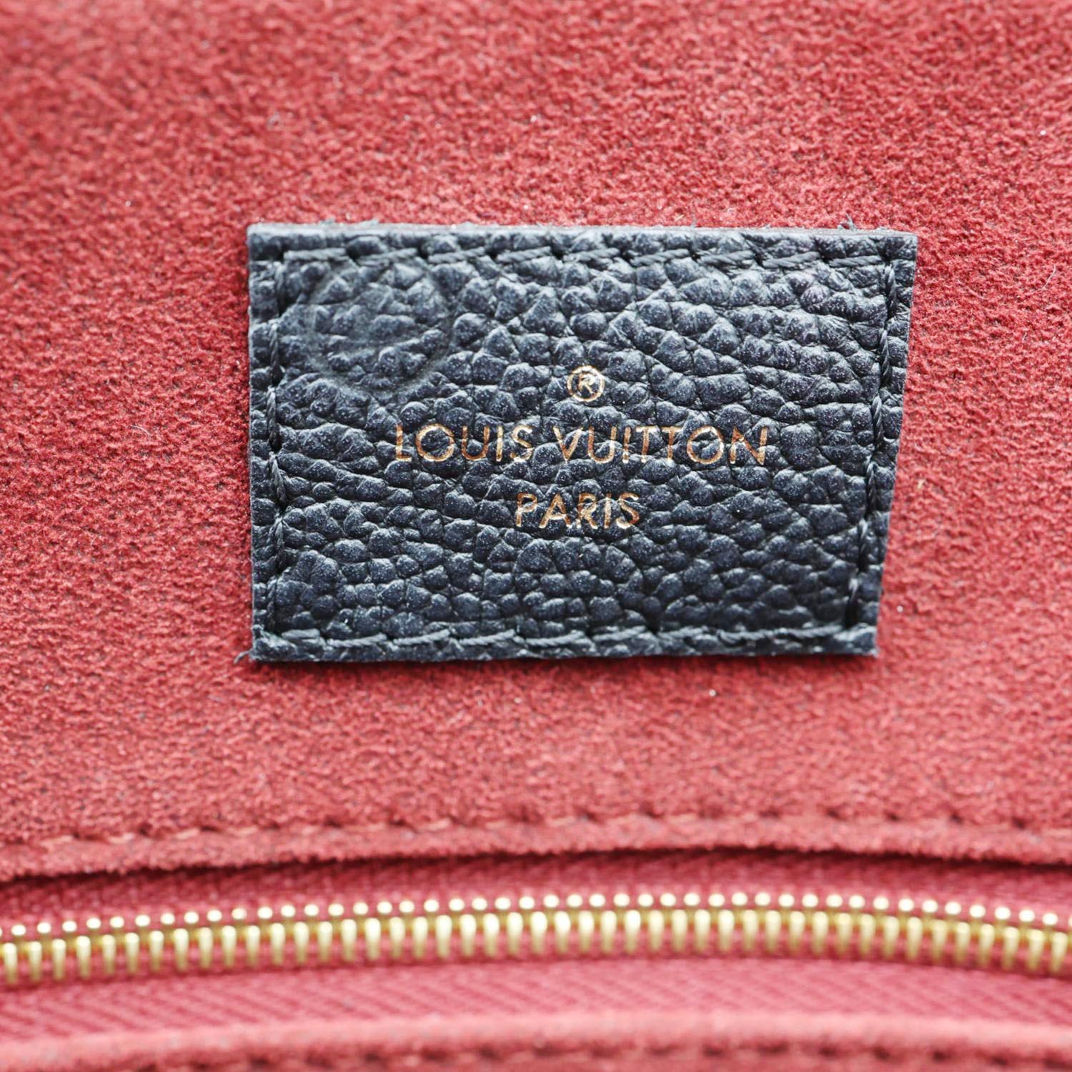 LOUIS VUITTON Grand Palais MM Monogram Empreinte Leather Shoulder Bag Black - Image 12