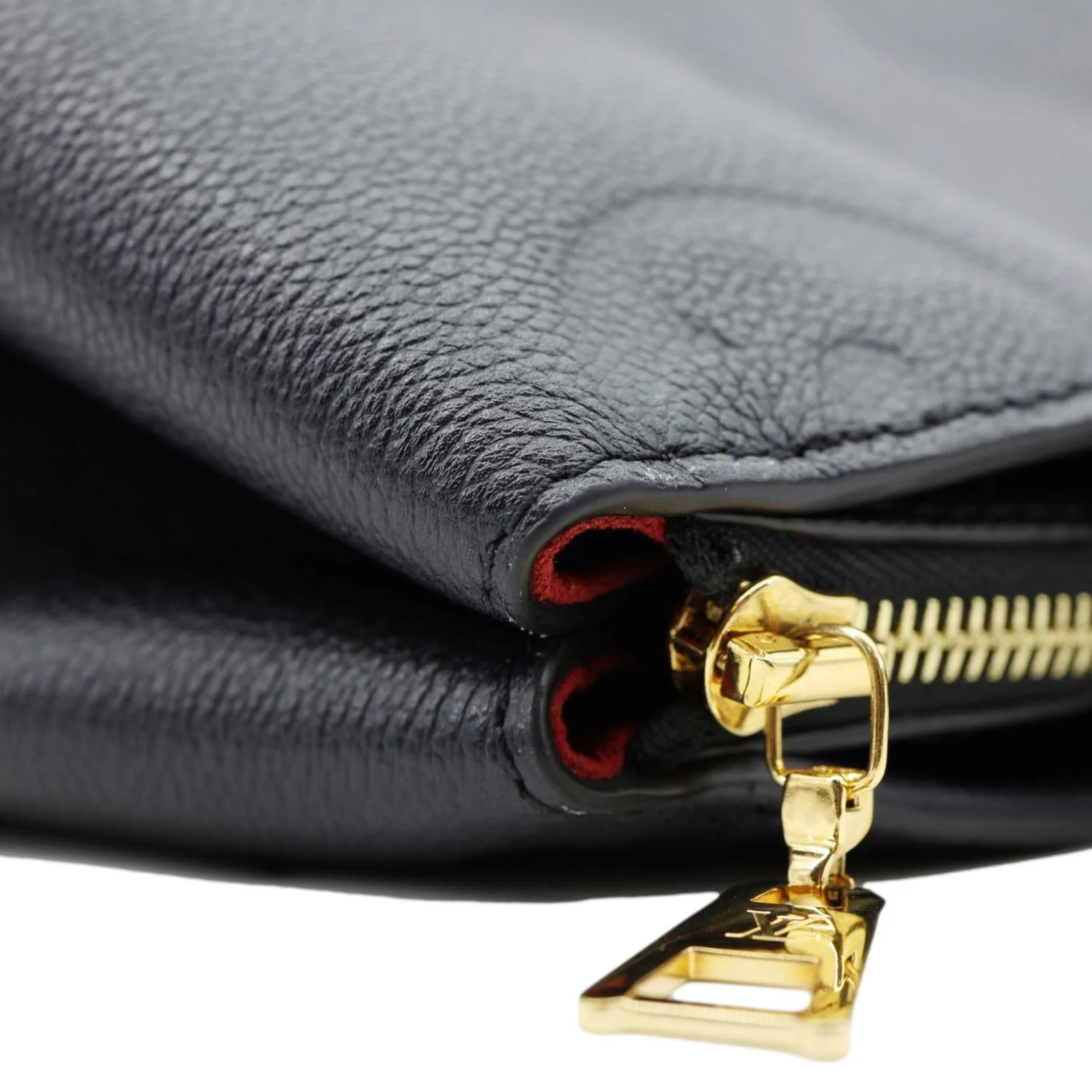 LOUIS VUITTON Grand Palais MM Monogram Empreinte Leather Shoulder Bag Black - Image 6