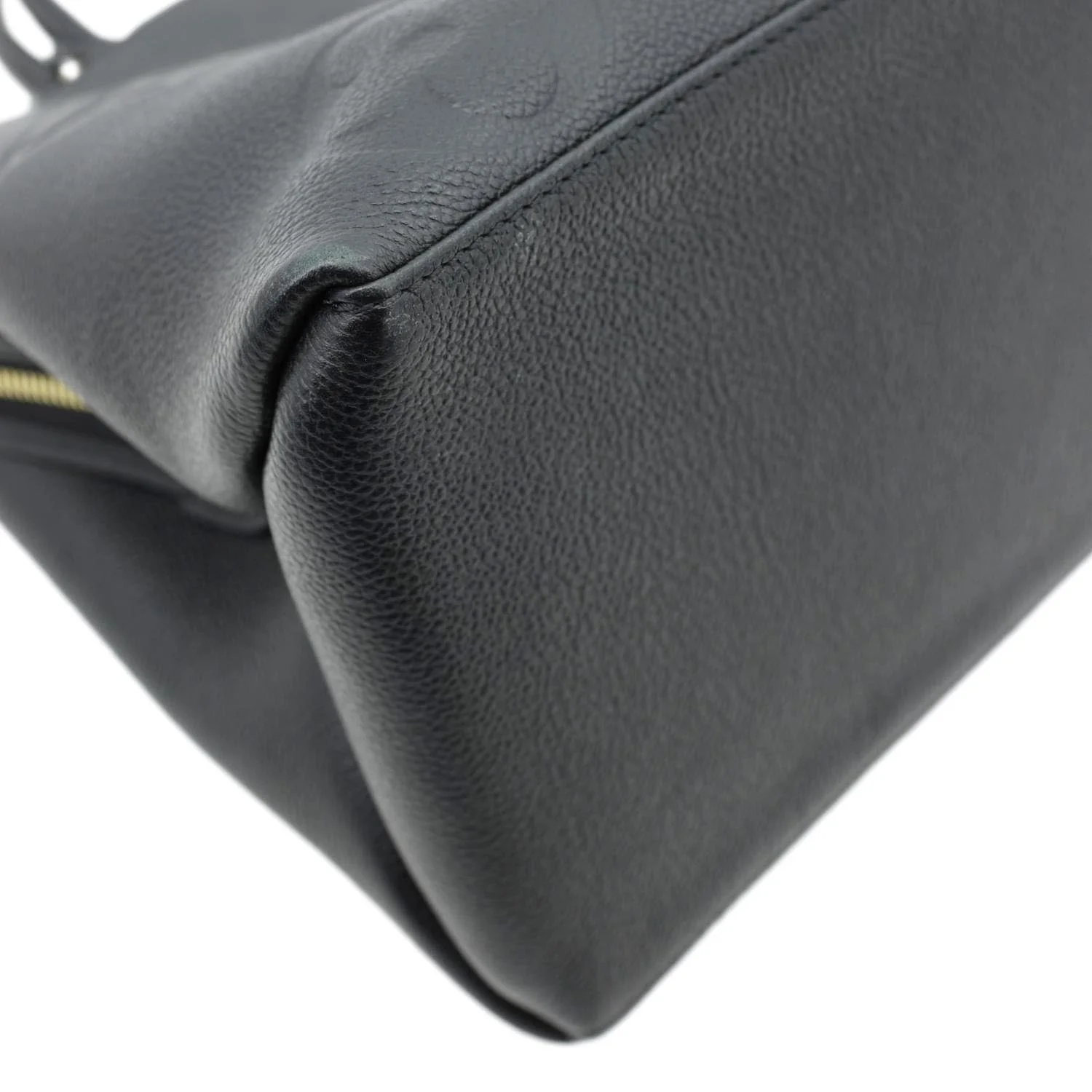 LOUIS VUITTON Grand Palais MM Monogram Empreinte Leather Shoulder Bag Black - Image 8