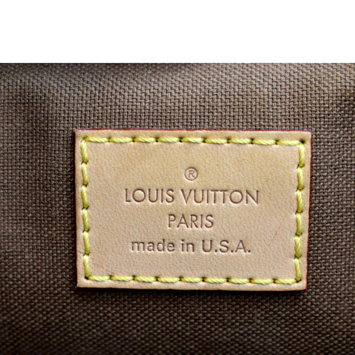 LOUIS VUITTON Palermo PM Monogram Canvas Shoulder Bag Brown - Image 10