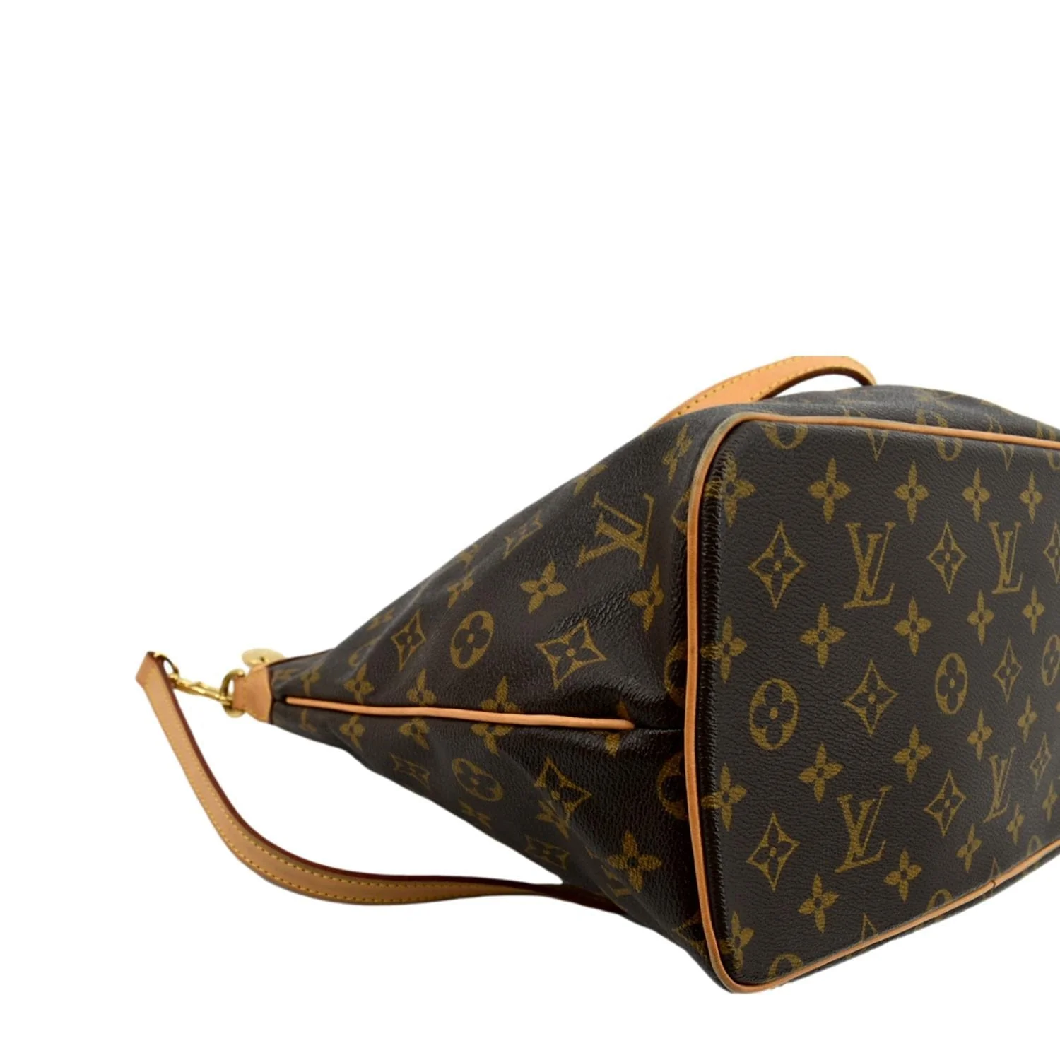 LOUIS VUITTON Palermo PM Monogram Canvas Shoulder Bag Brown - Image 6