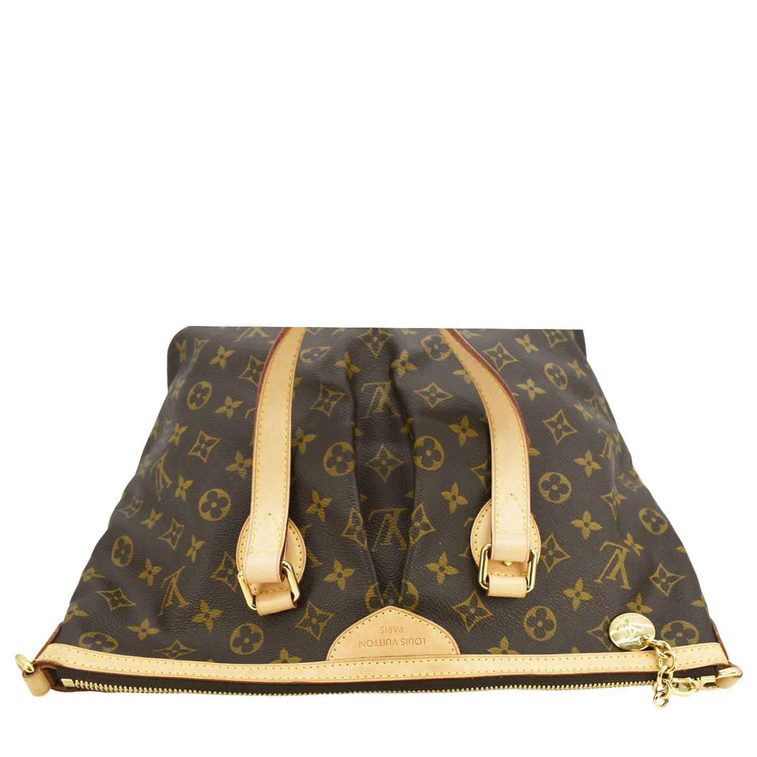 LOUIS VUITTON Palermo PM Monogram Canvas Shoulder Bag Brown - Image 5