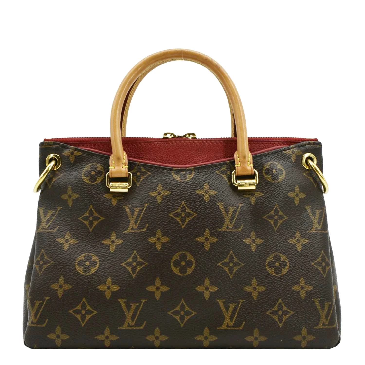 LOUIS VUITTON Pallas BB Monogram Canvas Shoulder Bag Brown - Image 4