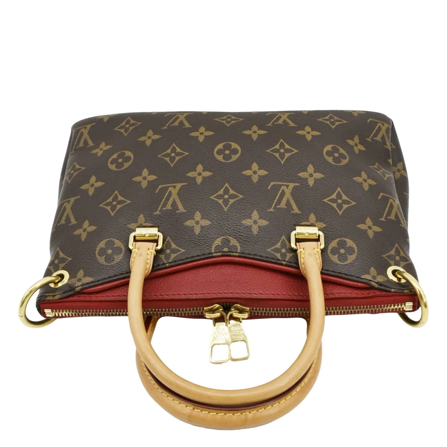 LOUIS VUITTON Pallas BB Monogram Canvas Shoulder Bag Brown - Image 5