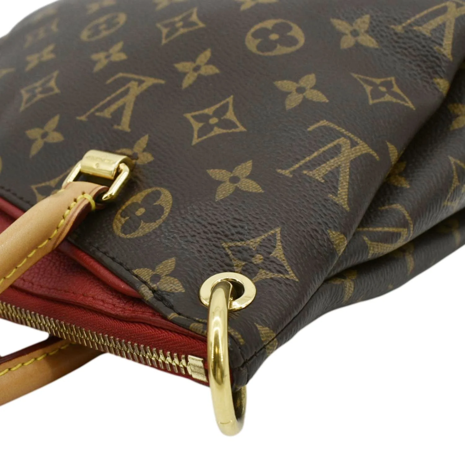 LOUIS VUITTON Pallas BB Monogram Canvas Shoulder Bag Brown - Image 7