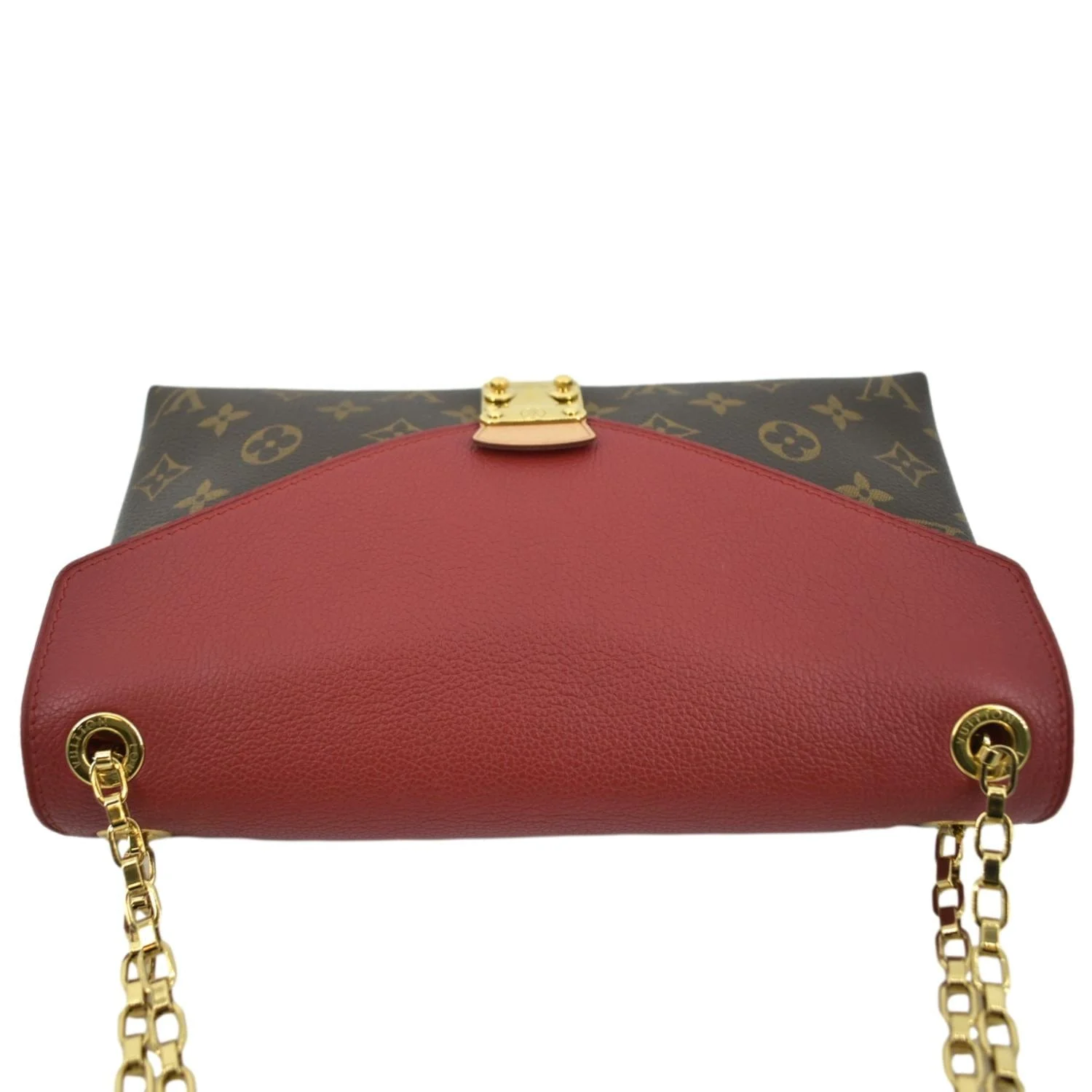 LOUIS VUITTON Pallas Chain Monogram Canvas Crossbody Bag Cherry - Image 5