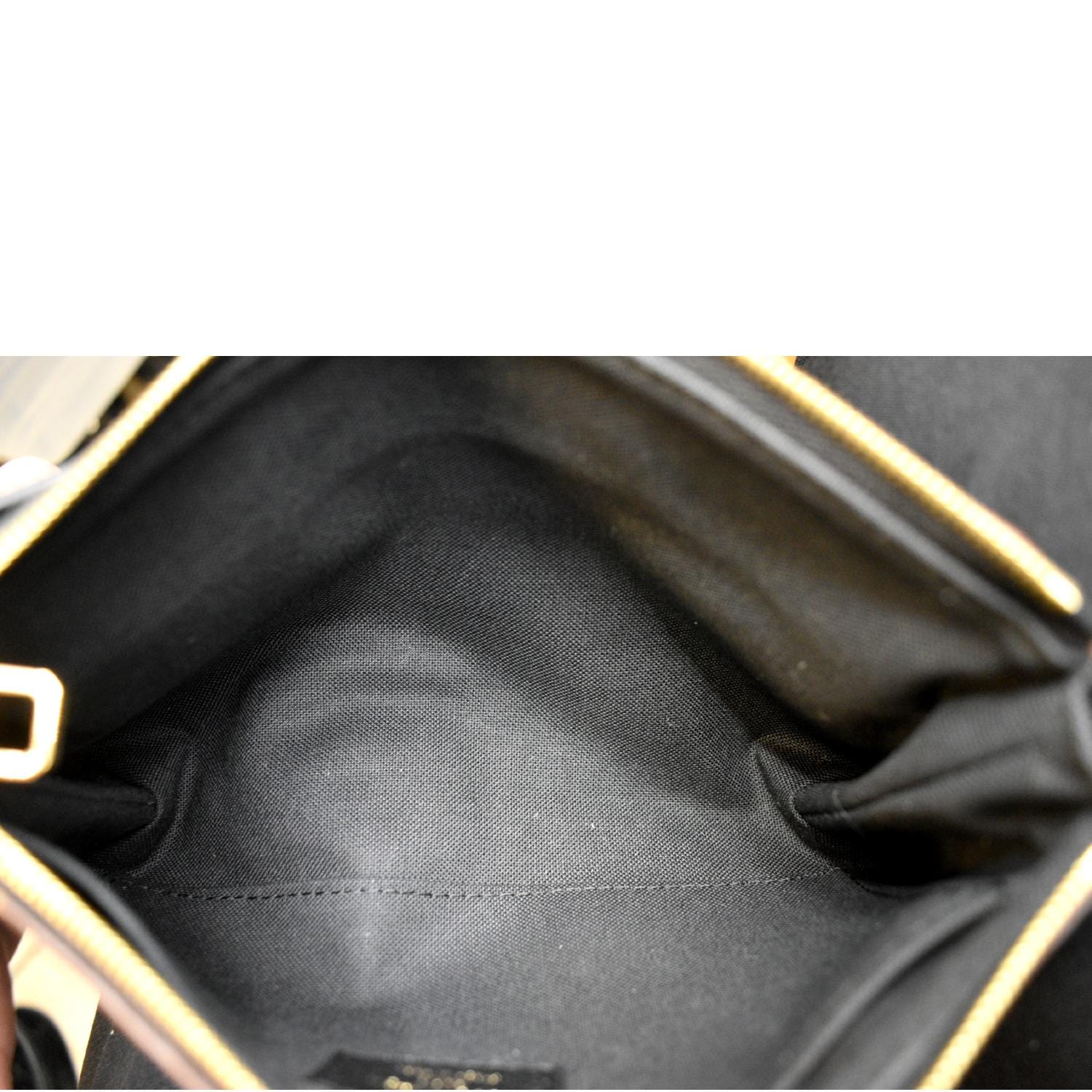 LOUIS VUITTON Pallas Monogram Canvas Clutch Crossbody Bag Brown - Image 12