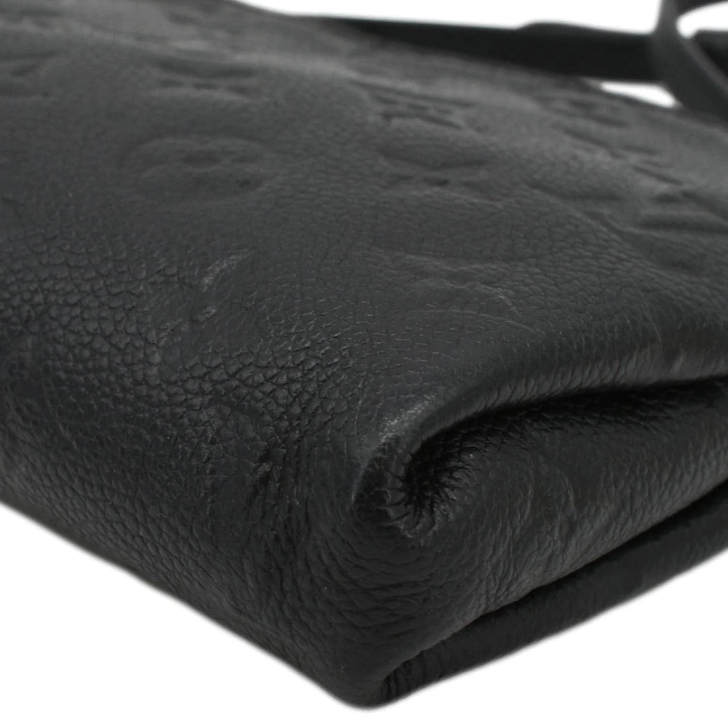 LOUIS VUITTON Pallas Monogram Empreinte Clutch Crossbody Bag Black - Image 10