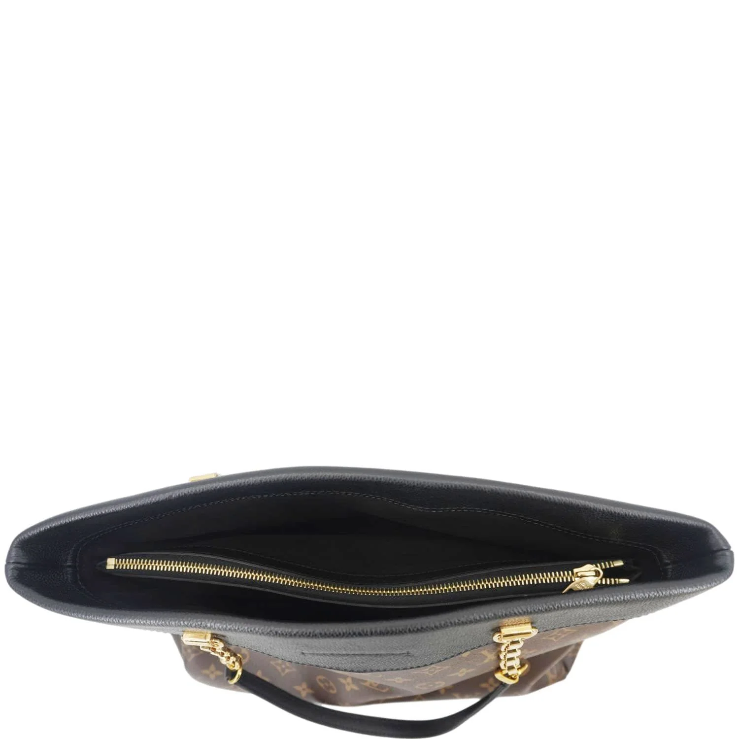 LOUIS VUITTON Pallas BB Monogram Canvas Shoulder Bag Black - Image 11