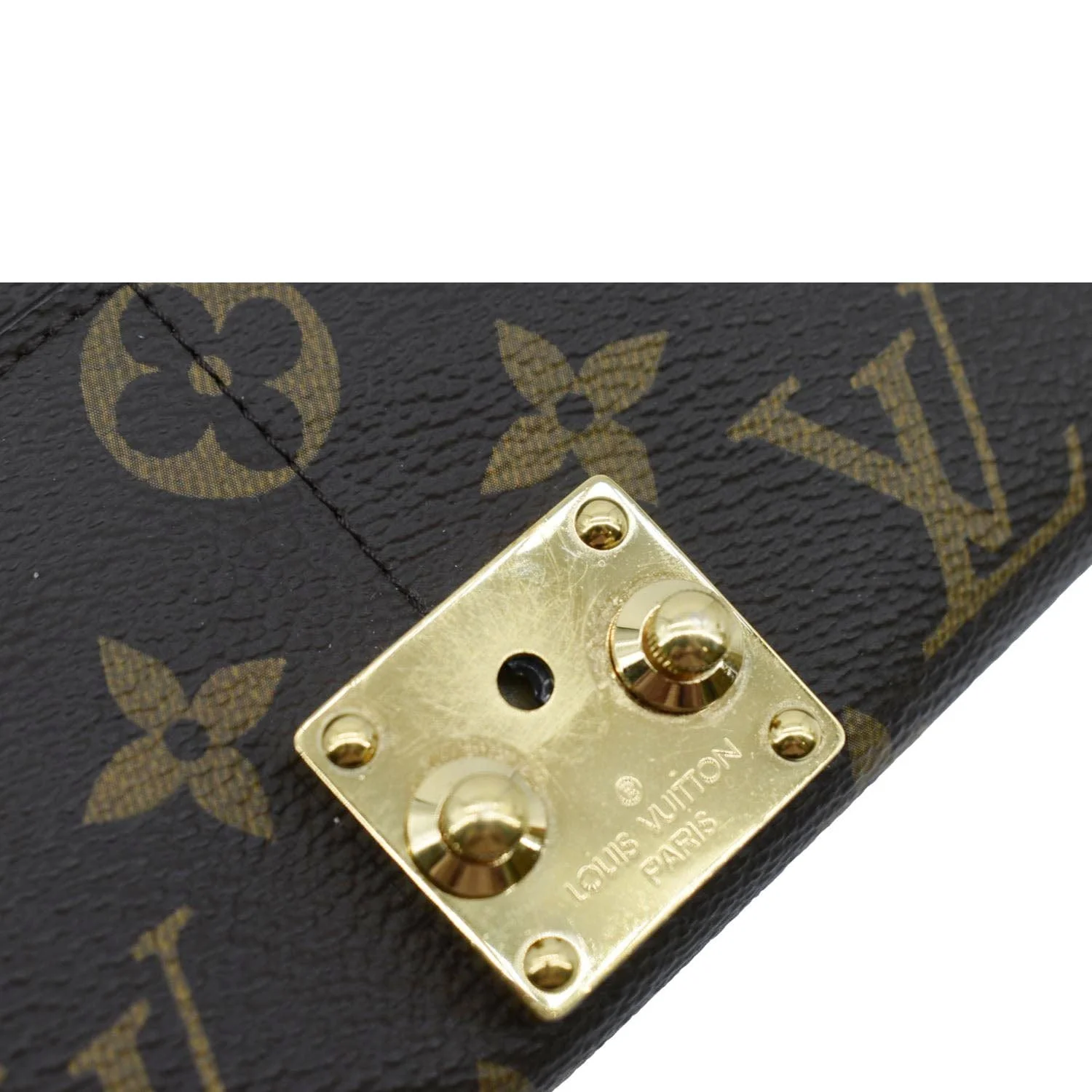 LOUIS VUITTON Pallas Monogram Canvas Wallet Brown - Image 15