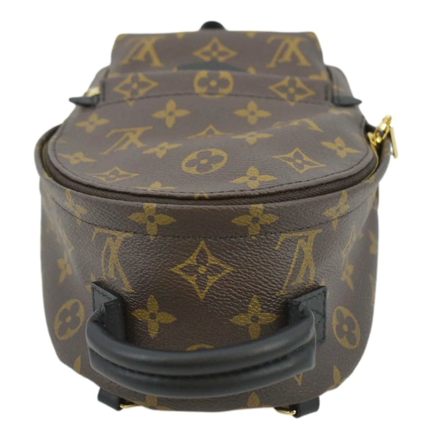 LOUIS VUITTON Palm Springs Mini Monogram Canvas Backpack Brown - Image 5