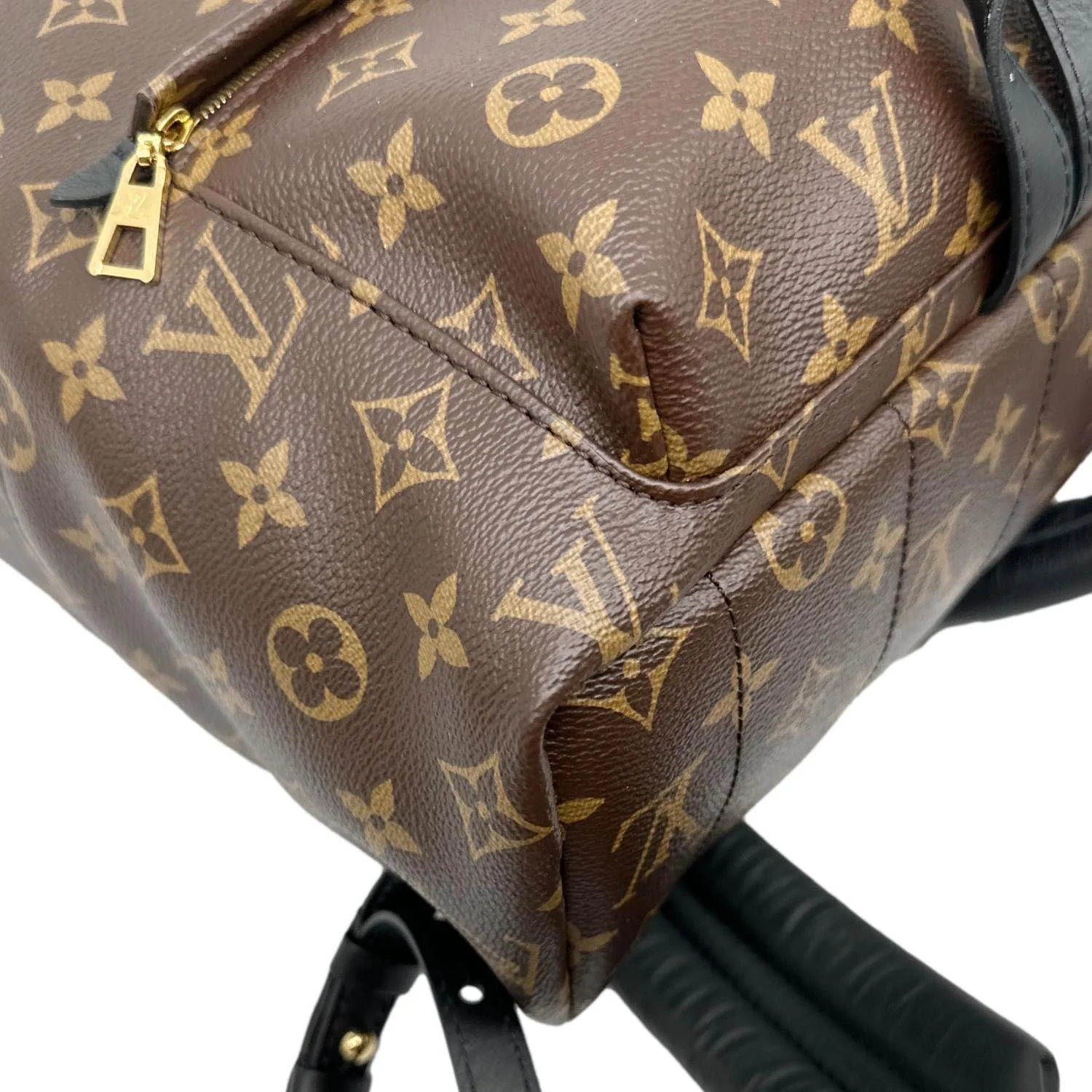 LOUIS VUITTON Palm Springs MM Monogram Canvas Backpack Brown - Image 7