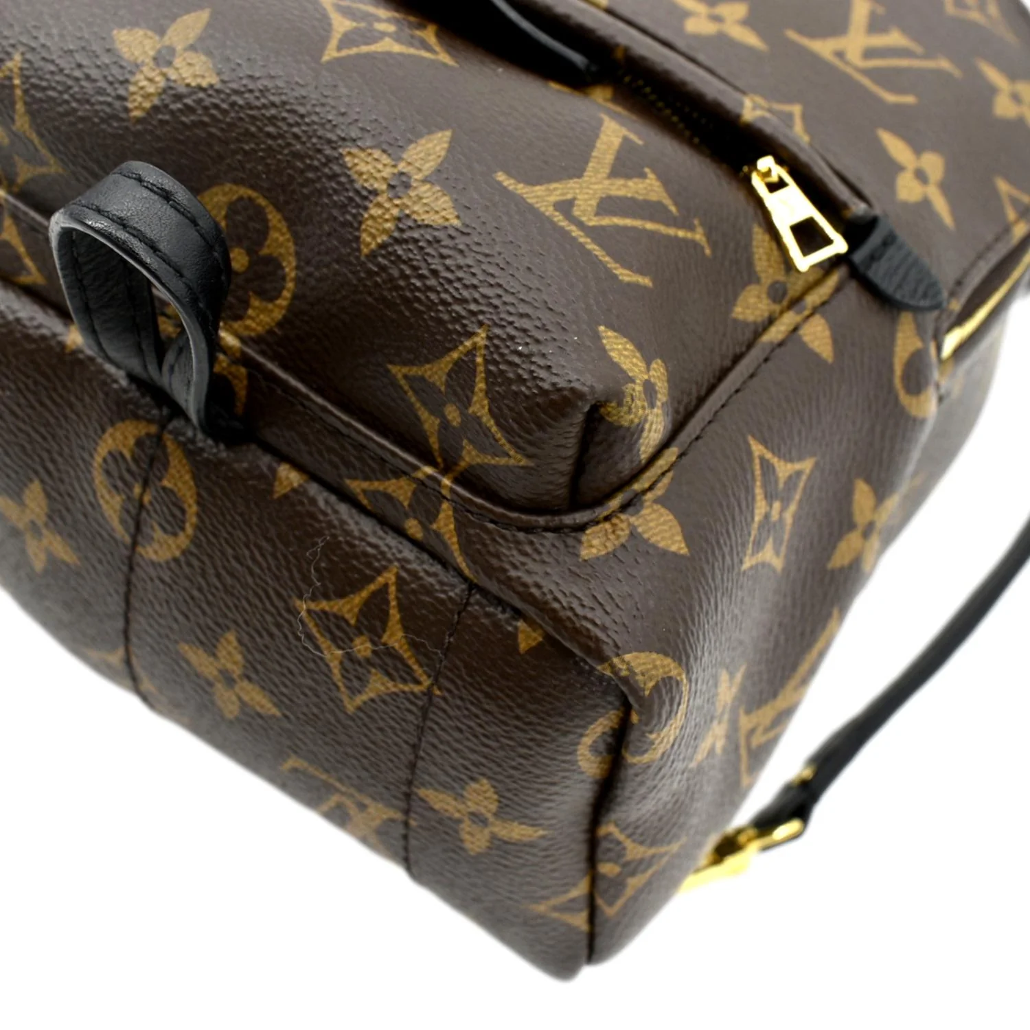 LOUIS VUITTON Palm Springs Mini Monogram Canvas Backpack Brown - Image 8