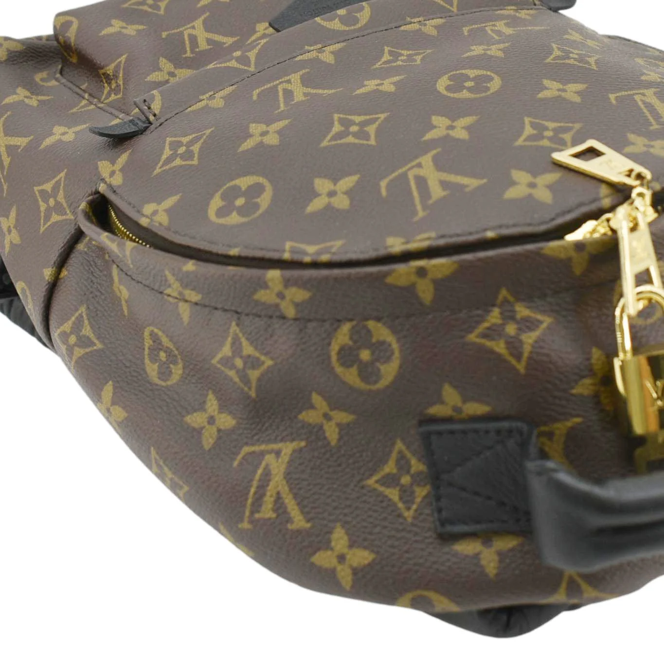 LOUIS VUITTON Palm Springs PM Monogram Canvas Backpack Brown - Image 3