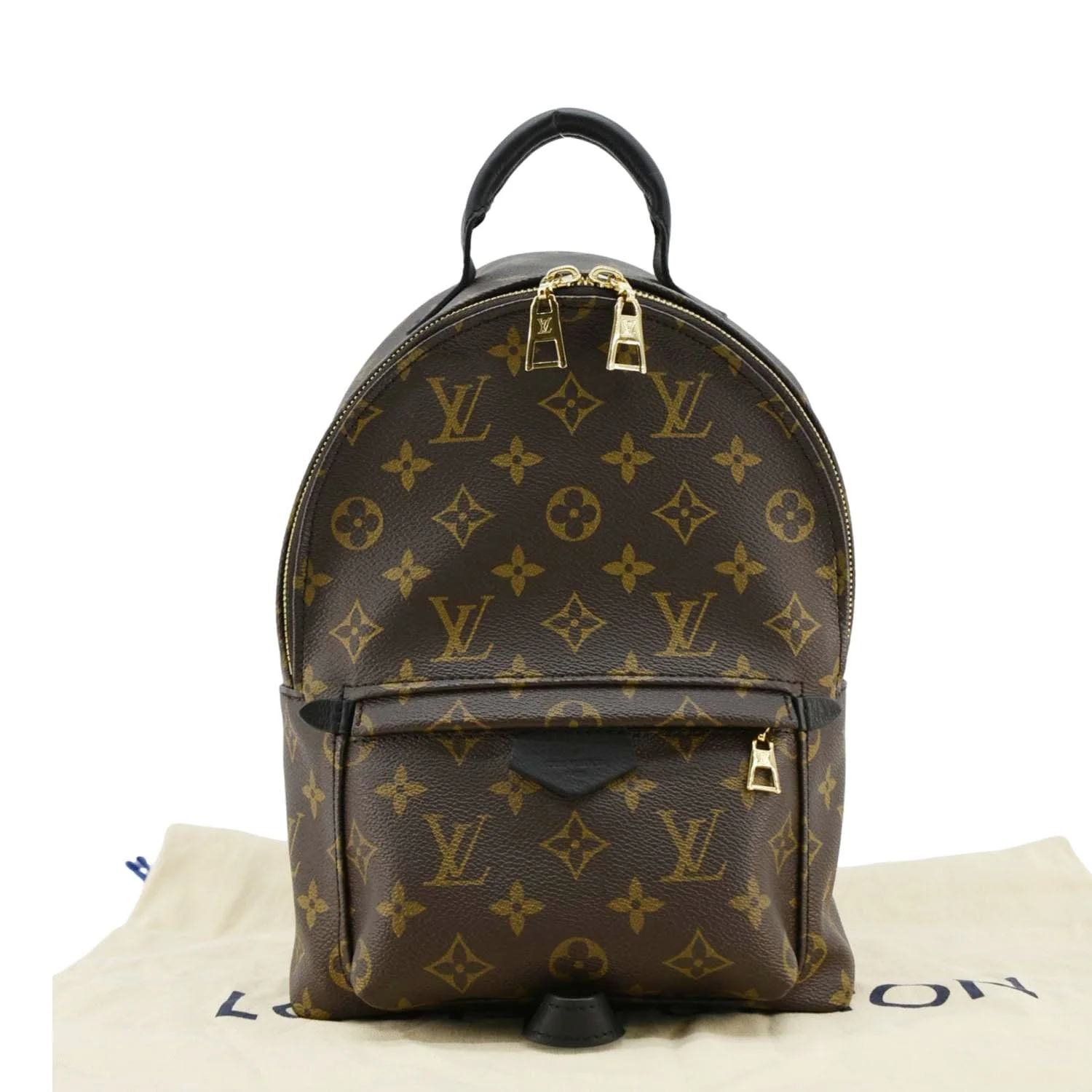 LOUIS VUITTON Palm Springs PM Monogram Canvas Backpack Brown - Image 3