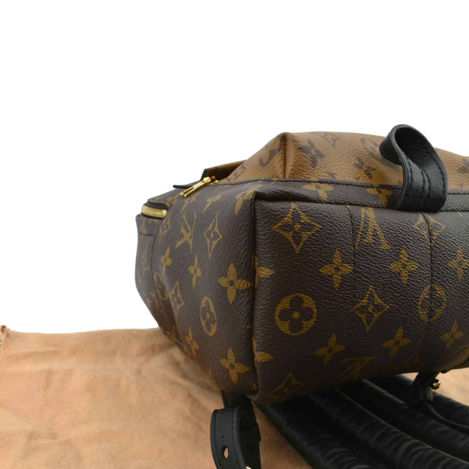 LOUIS VUITTON Palm Springs PM Monogram Reverse Canvas Backpack Brown - Image 8
