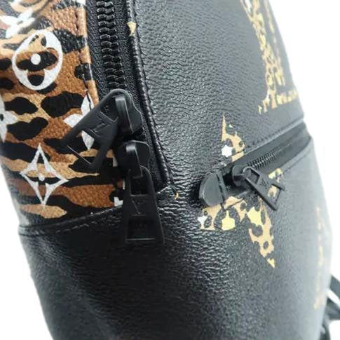 LOUIS VUITTON Palm Springs Jungle PM Monogram Giant Backpack Black - Image 10