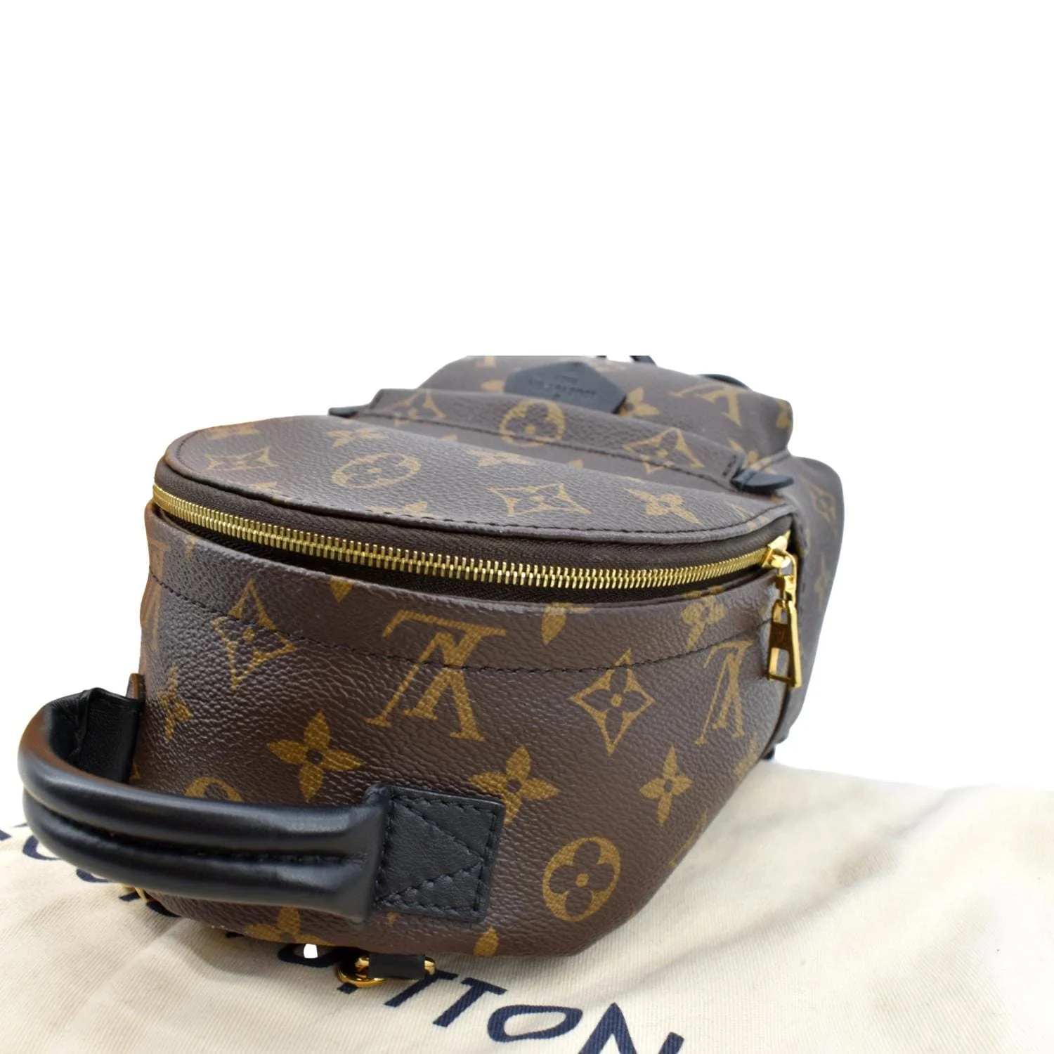 LOUIS VUITTON Palm Springs Mini Monogram Canvas Backpack Brown - Image 5