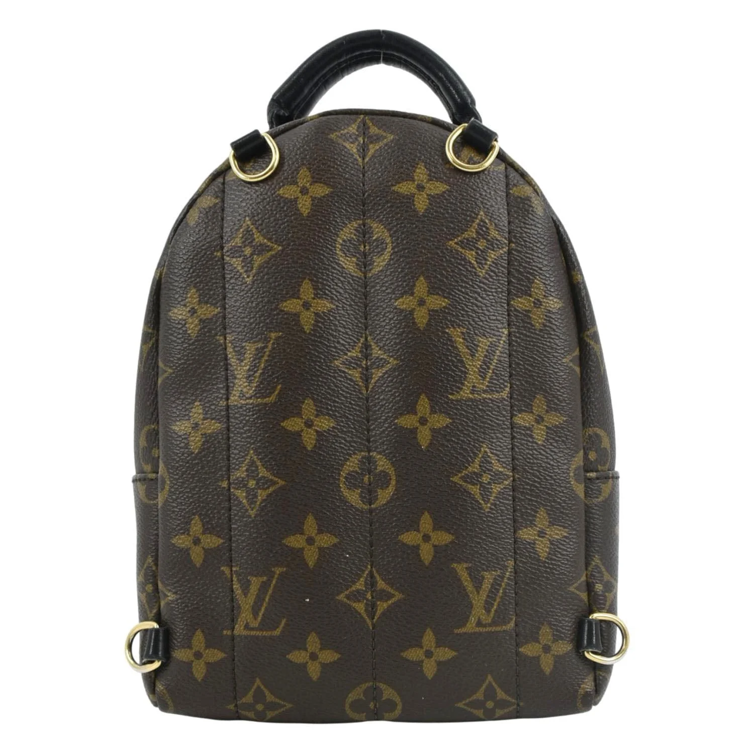 LOUIS VUITTON Palm Springs Mini Monogram Canvas Backpack Brown - Image 4
