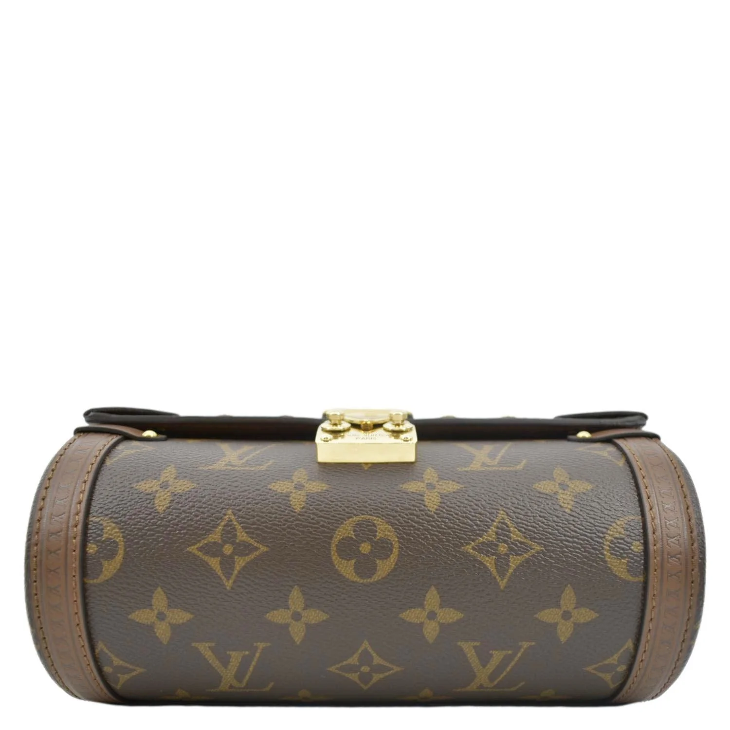 LOUIS VUITTON Papillon Trunk Monogram Canvas Satchel Bag Brown - Image 10