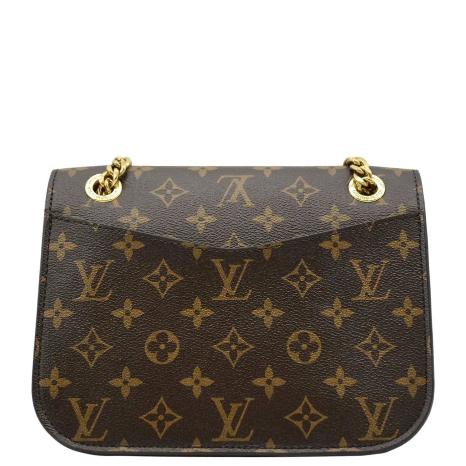 LOUIS VUITTON Passy NM Monogram Canvas Shoulder Bag Brown - Image 3