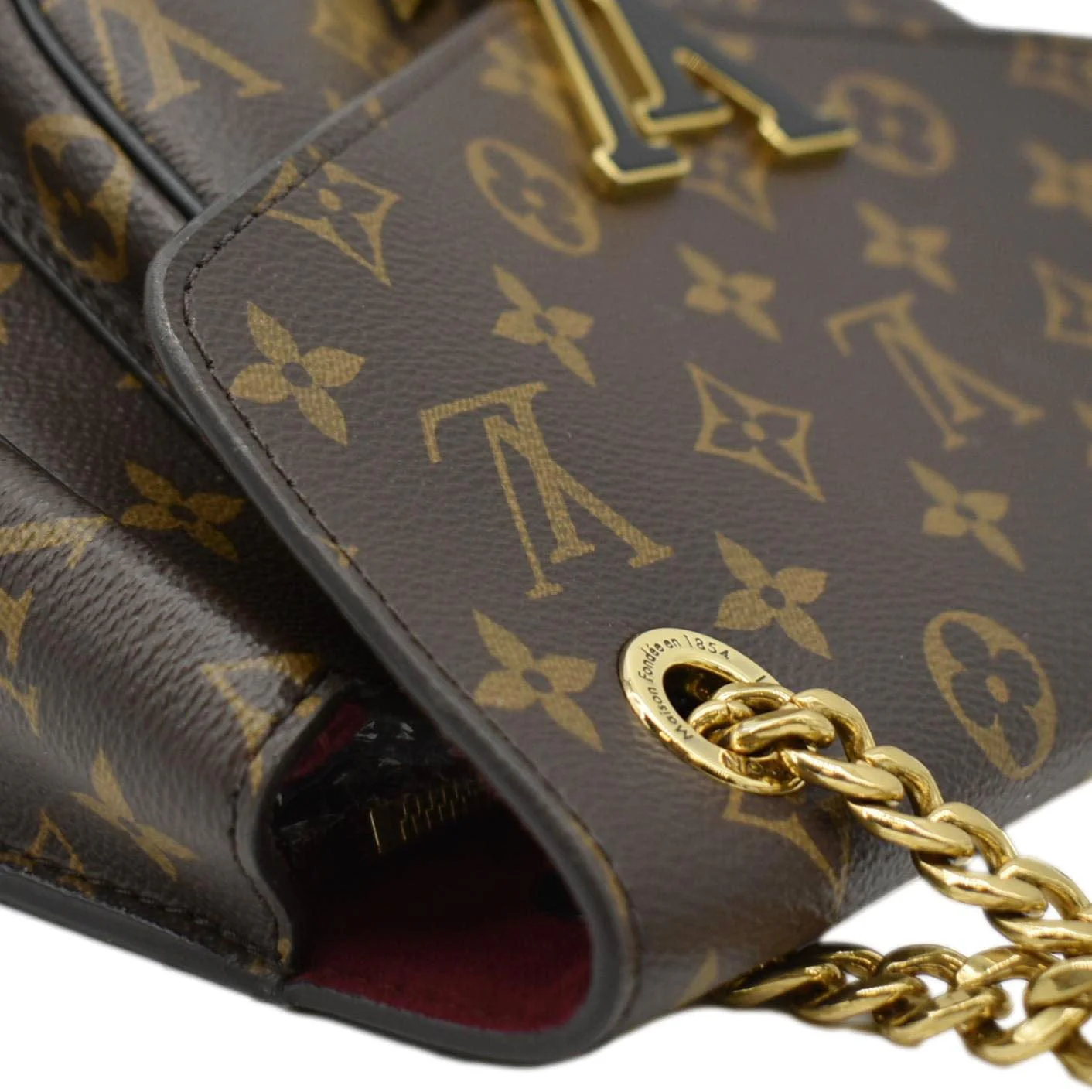 LOUIS VUITTON Passy NM Monogram Canvas Shoulder Bag Brown - Image 5