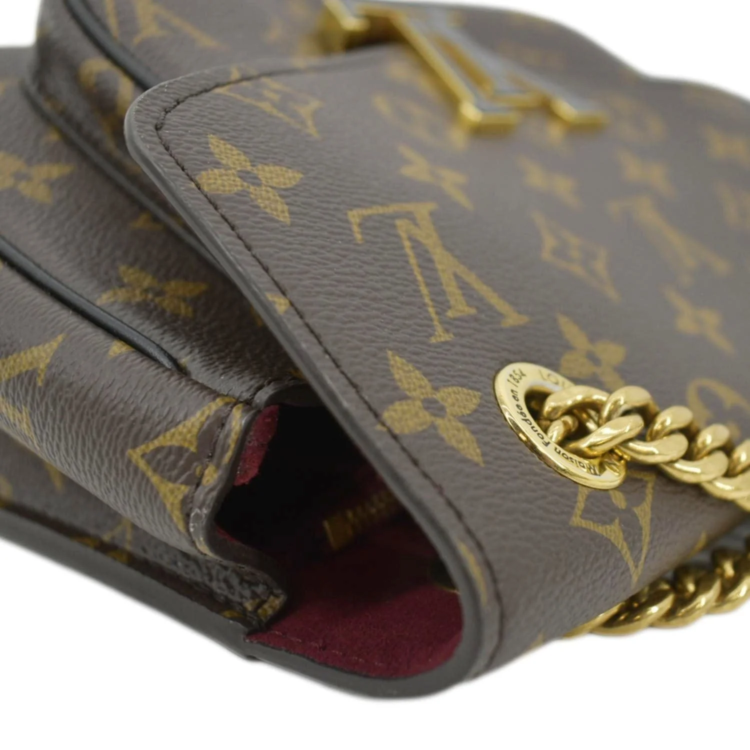 LOUIS VUITTON Passy NM Monogram Canvas Shoulder Bag Brown - Image 7