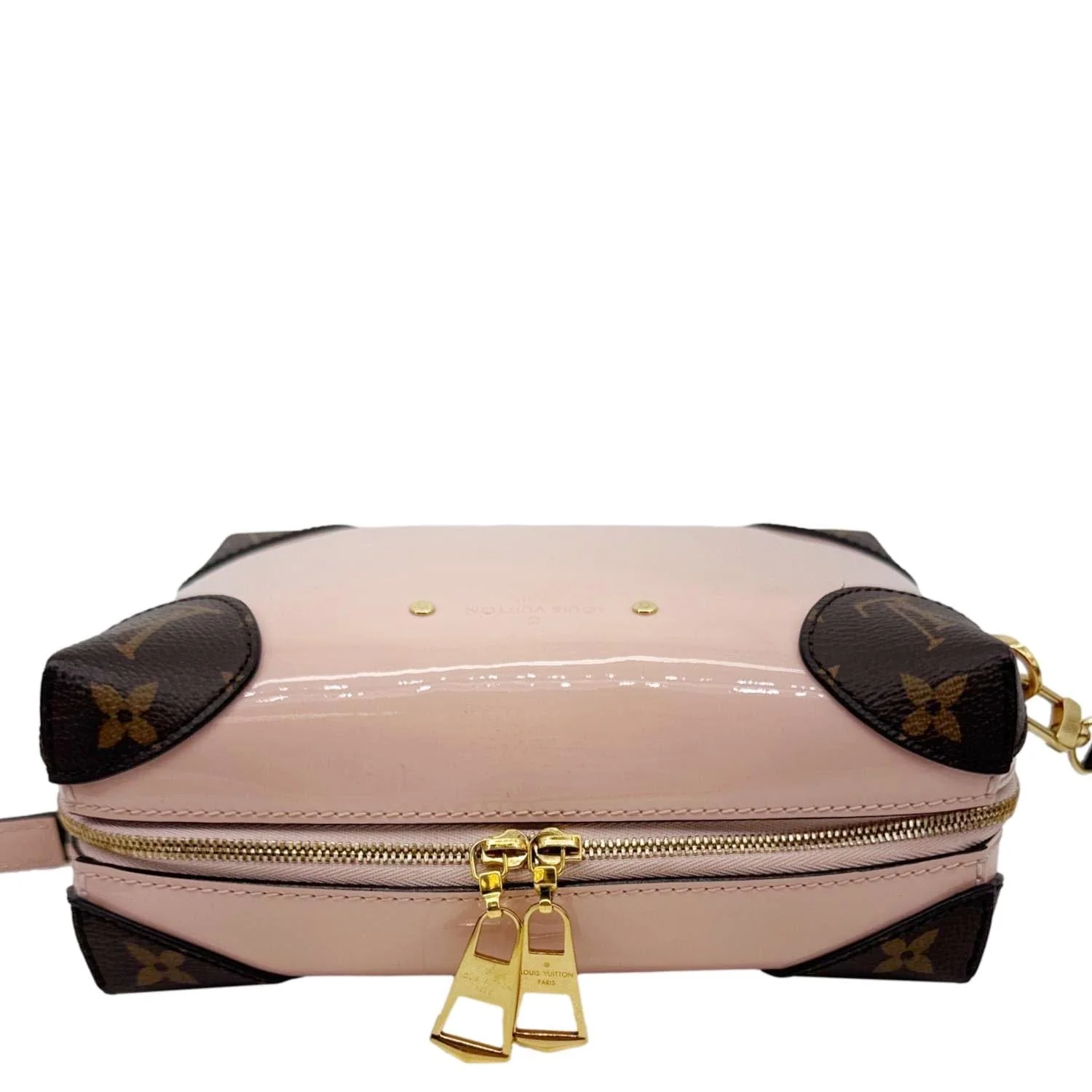 LOUIS VUITTON Venice Patent Miroir Leather Crossbody Bag Rose Ballerine - Image 4