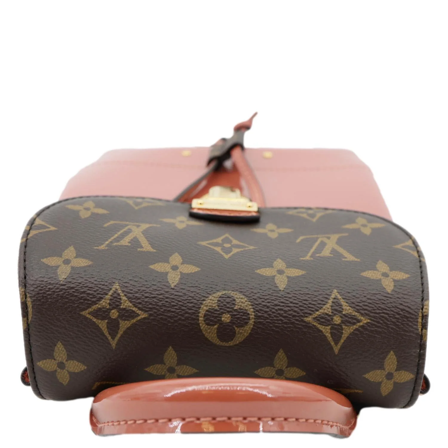 LOUIS VUITTON Hot Springs Patent Monogram Backpack Rose Pink - Image 4