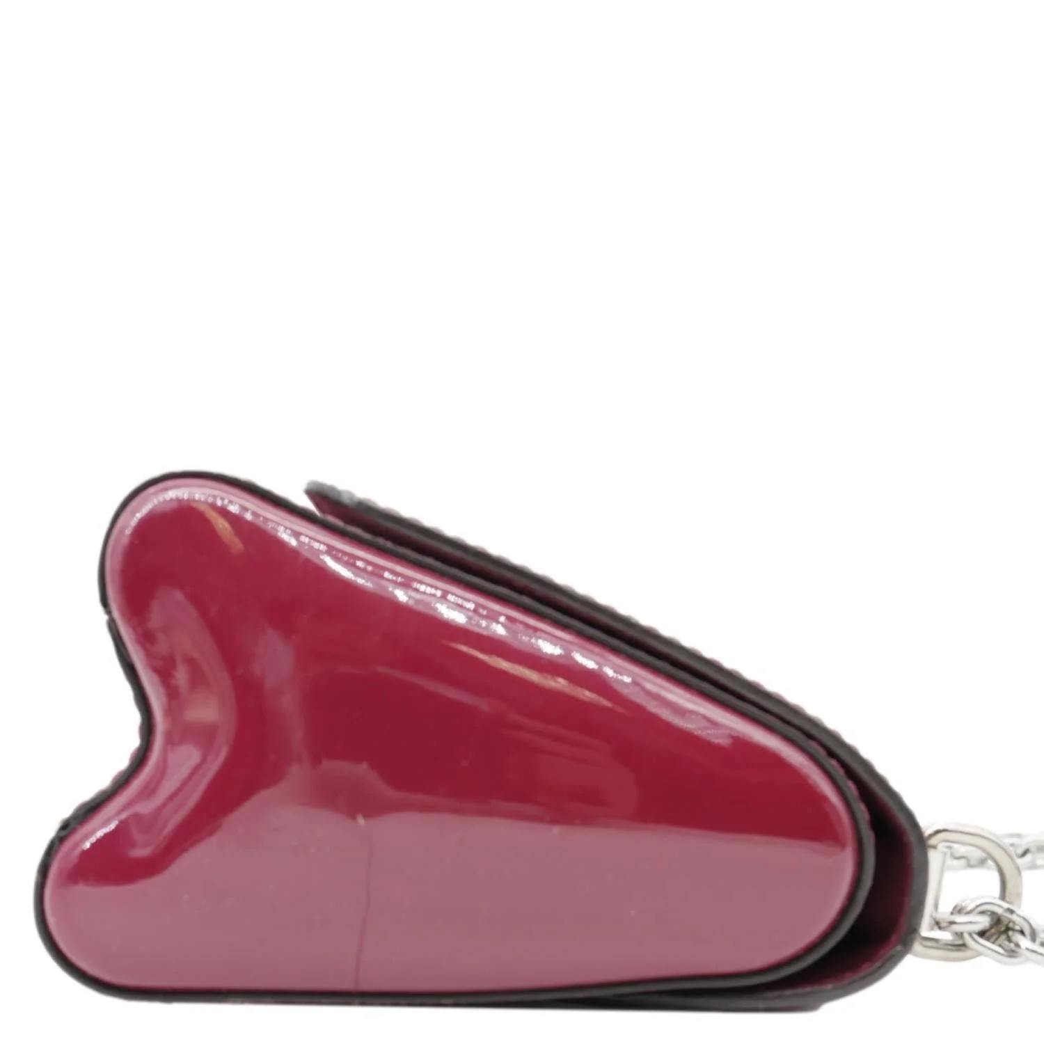 LOUIS VUITTON Twist PM Monogram Patent Leather Shoulder Bag Red - Image 11