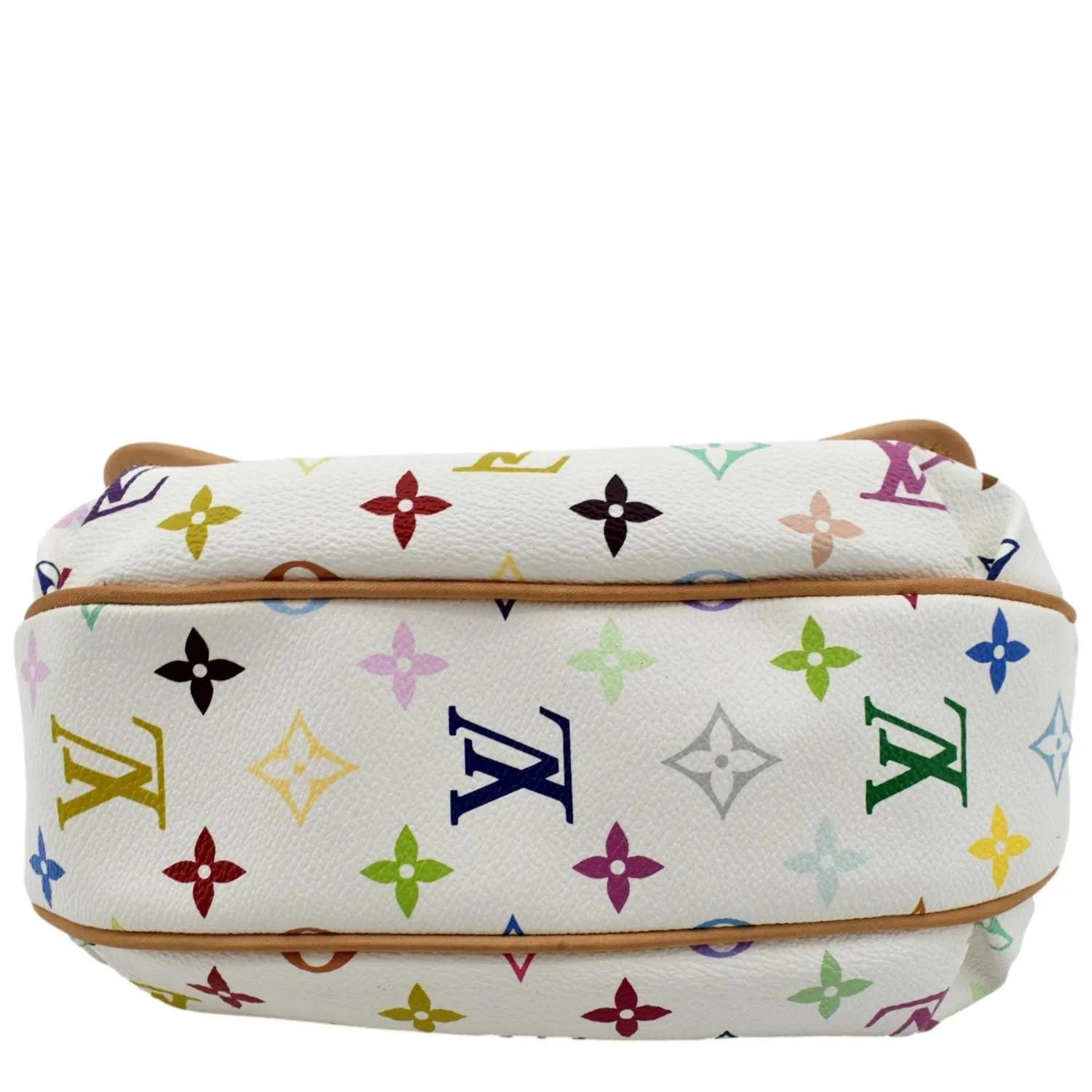 LOUIS VUITTON Patti White Monogram Shoulder Bag Multicolor - Image 9