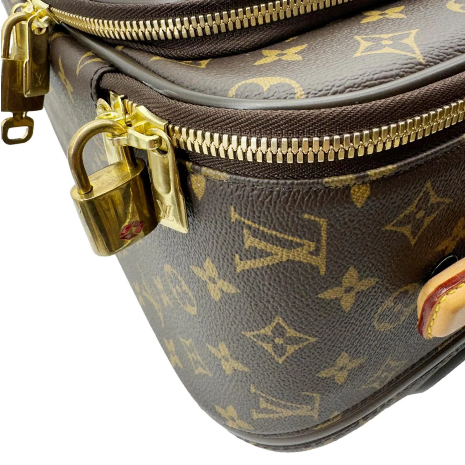LOUIS VUITTON Pegase 55 Business Luggage Monogram Canvas Travel Bag Brown - Image 11